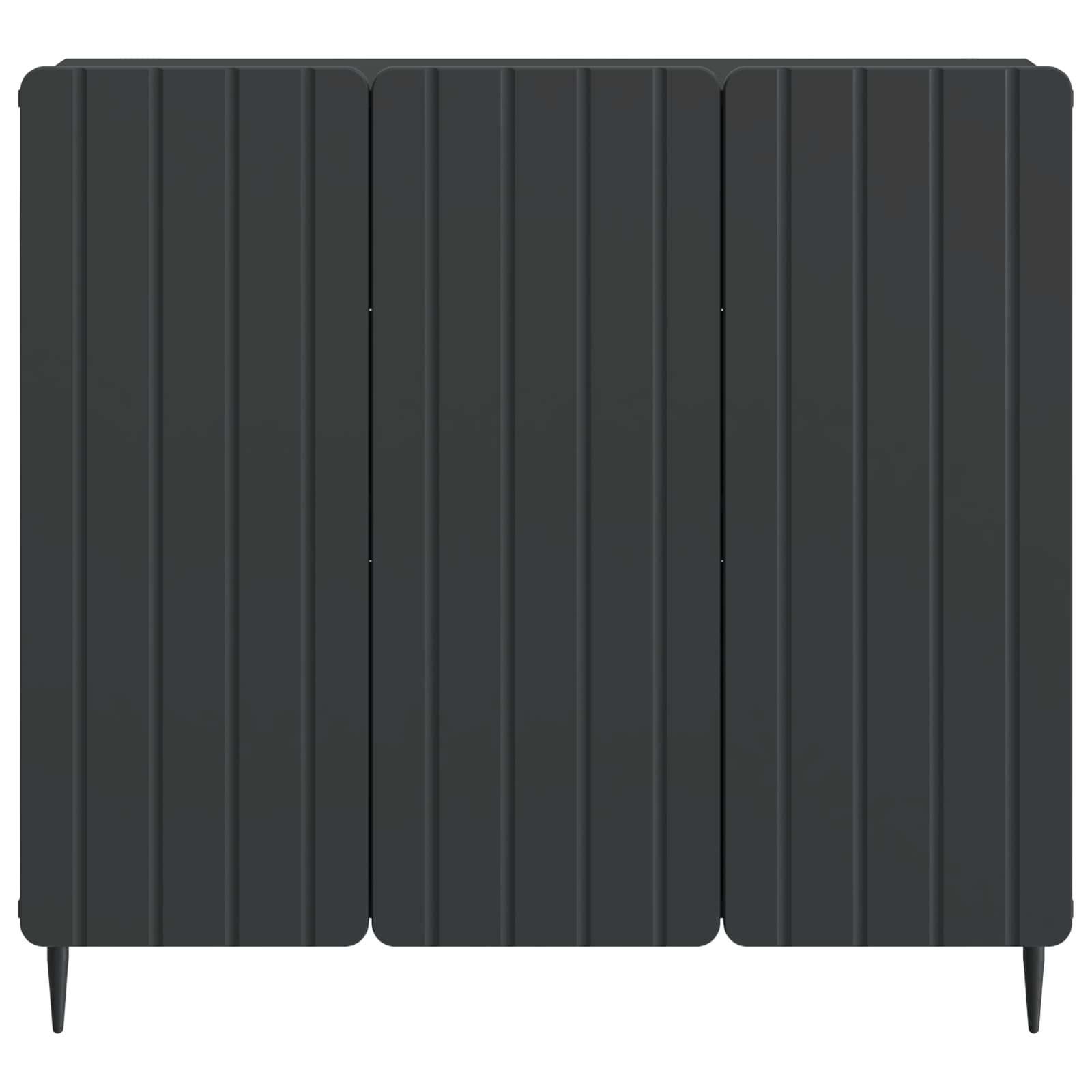 Buffet Noir 89 x 34,5 x 82 cm Bois d'ingénierie - XIOS