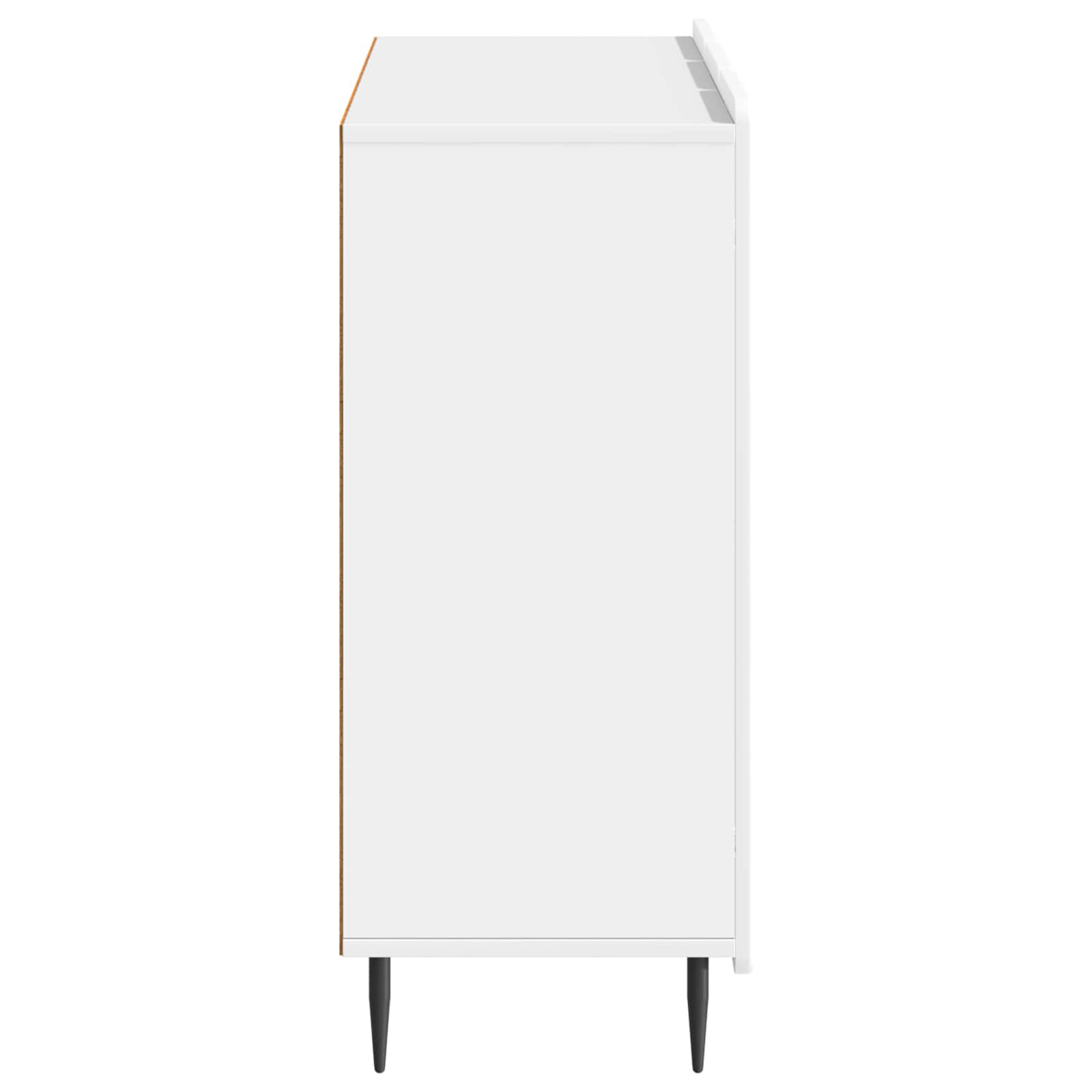 Buffet Blanc brillant 89 x 34,5 x 82 cm Bois d'ingénierie - XIOS