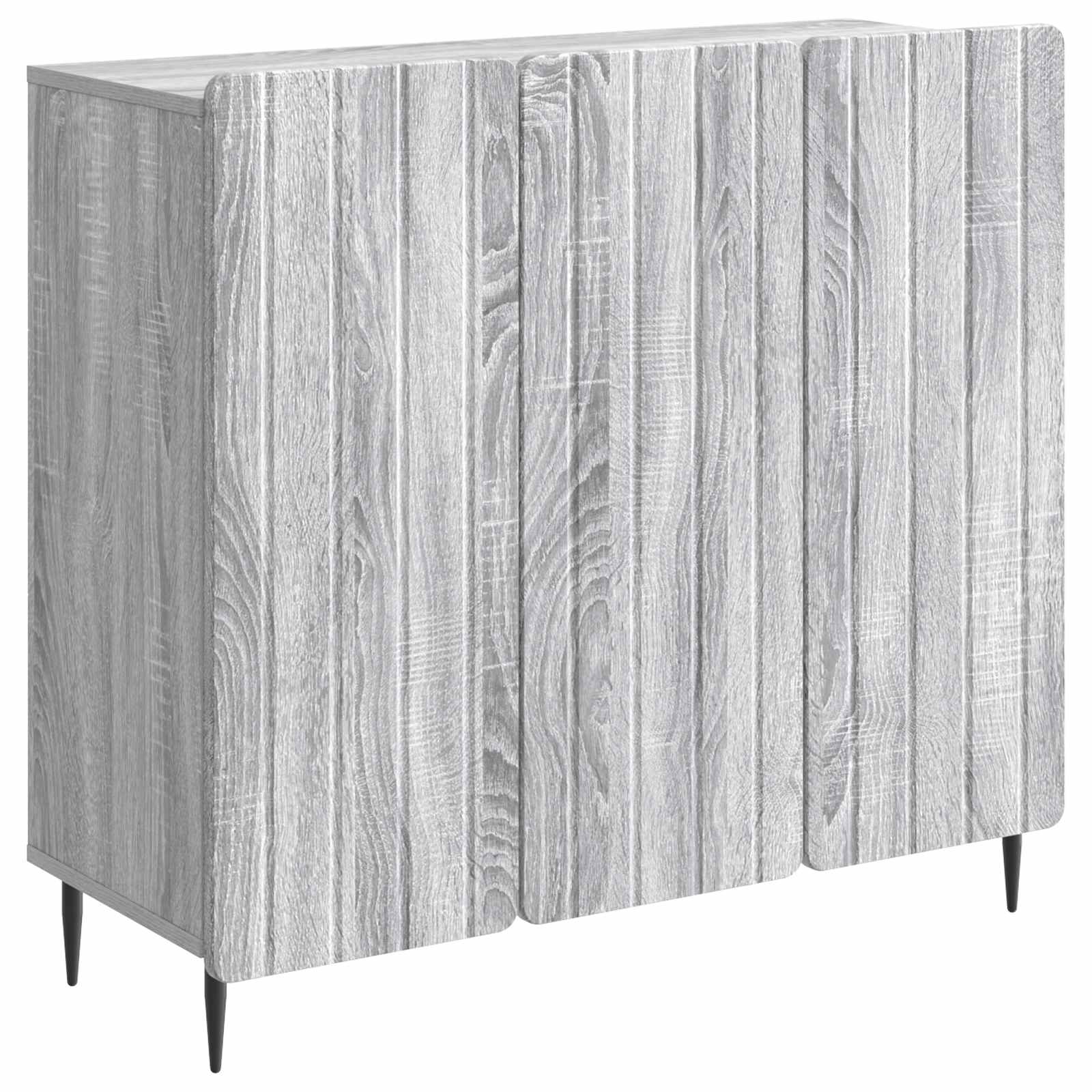 Buffet Sonoma gris 89 x 34,5 x 82 cm Bois d'ingénierie - XIOS