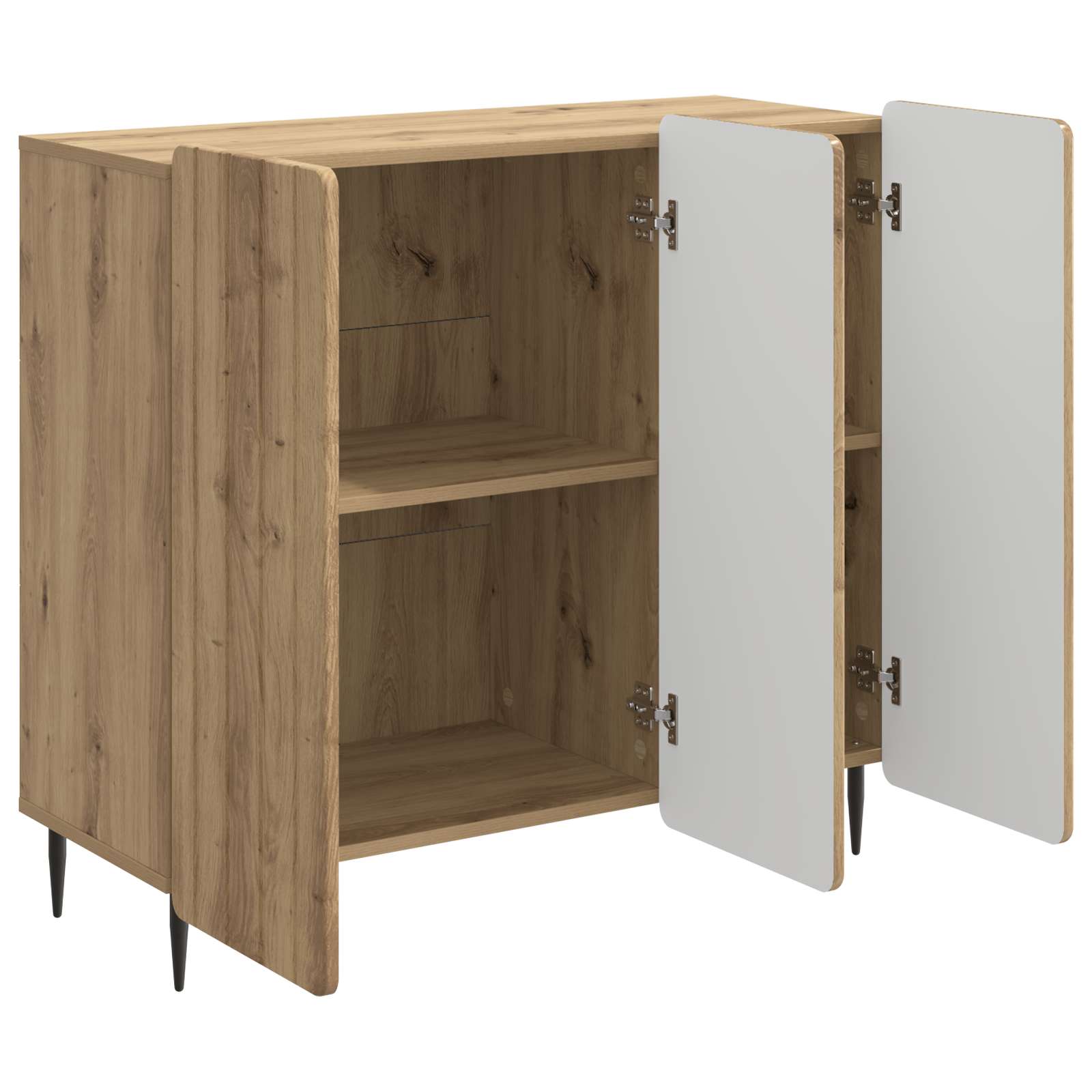 Buffet Chêne artisanal 89 x 34,5 x 82 cm Bois d'ingénierie - XIOS