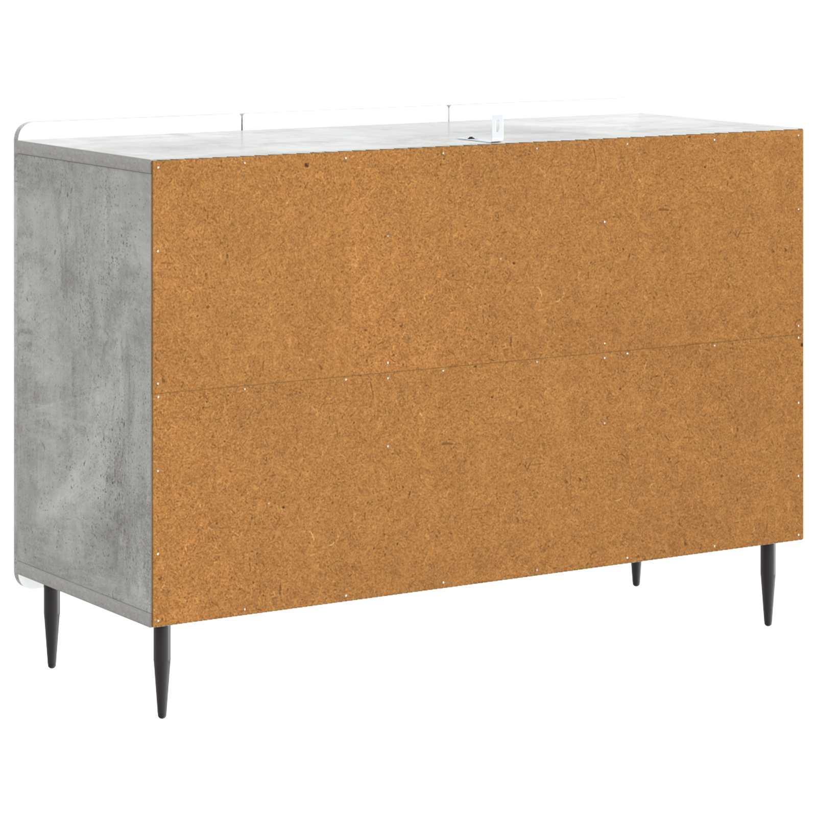 Buffet Gris béton 89 x 34,5 x 62 cm Bois d'ingénierie - XIOS