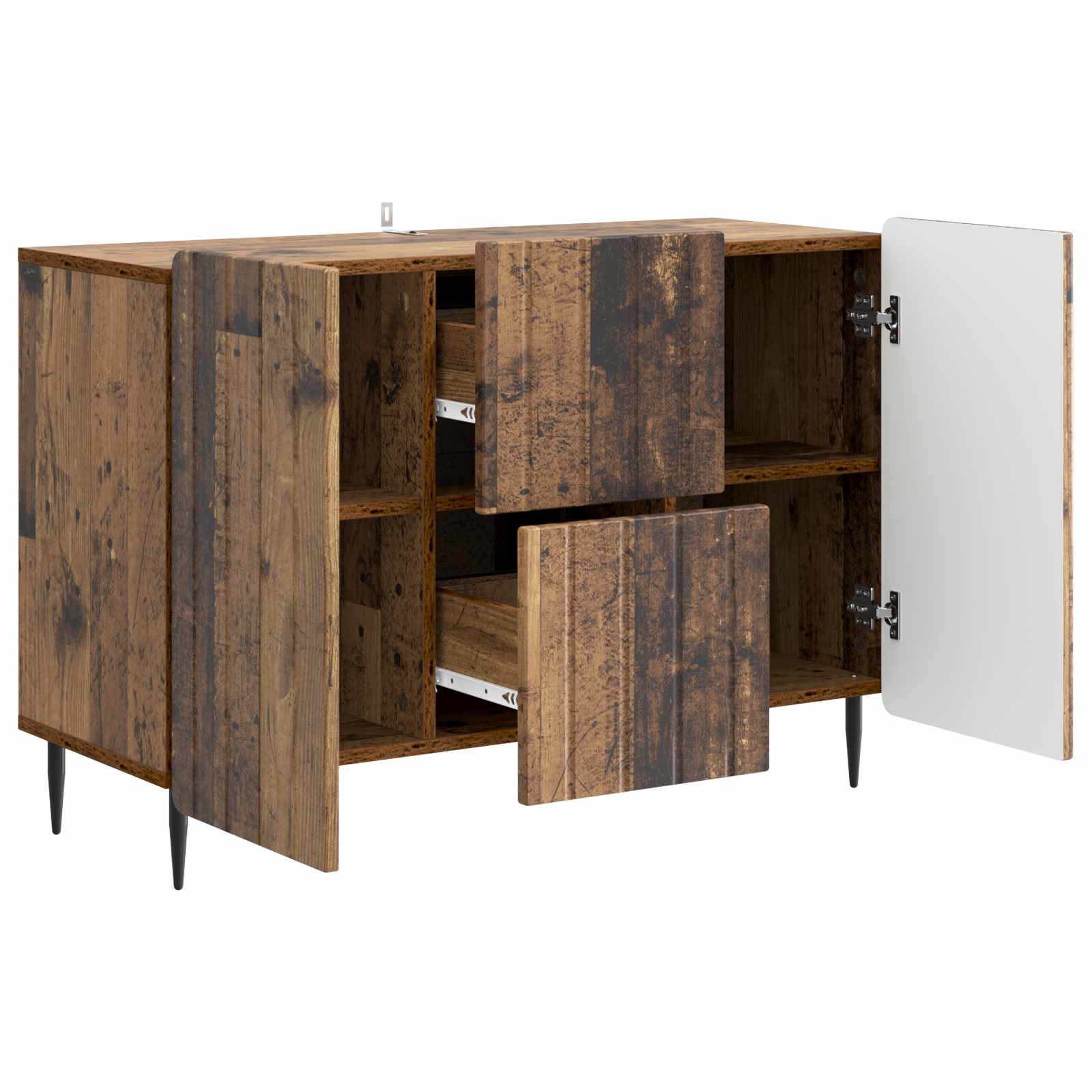 Buffet Bois ancien 89 x 34,5 x 62 cm Bois d'ingénierie - XIOS