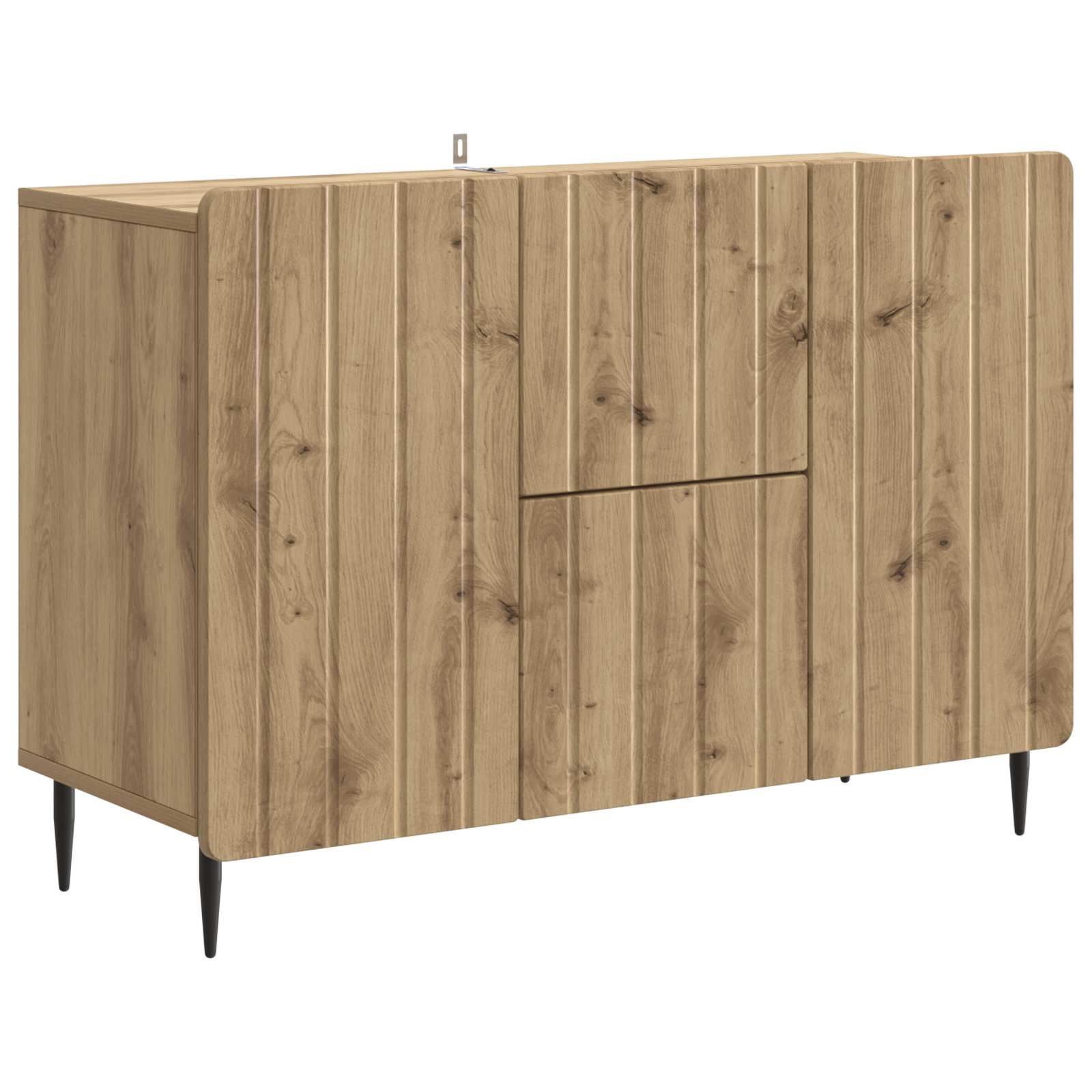 Buffet Chêne artisanal 89 x 34,5 x 62 cm Bois d'ingénierie - XIOS