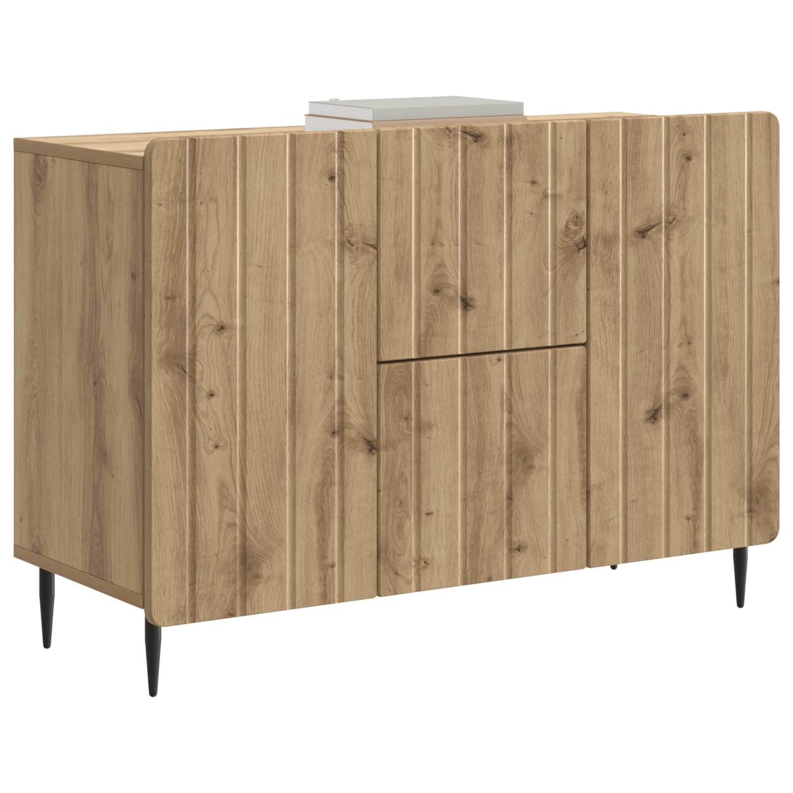 Buffet Chêne artisanal 89 x 34,5 x 62 cm Bois d'ingénierie - XIOS