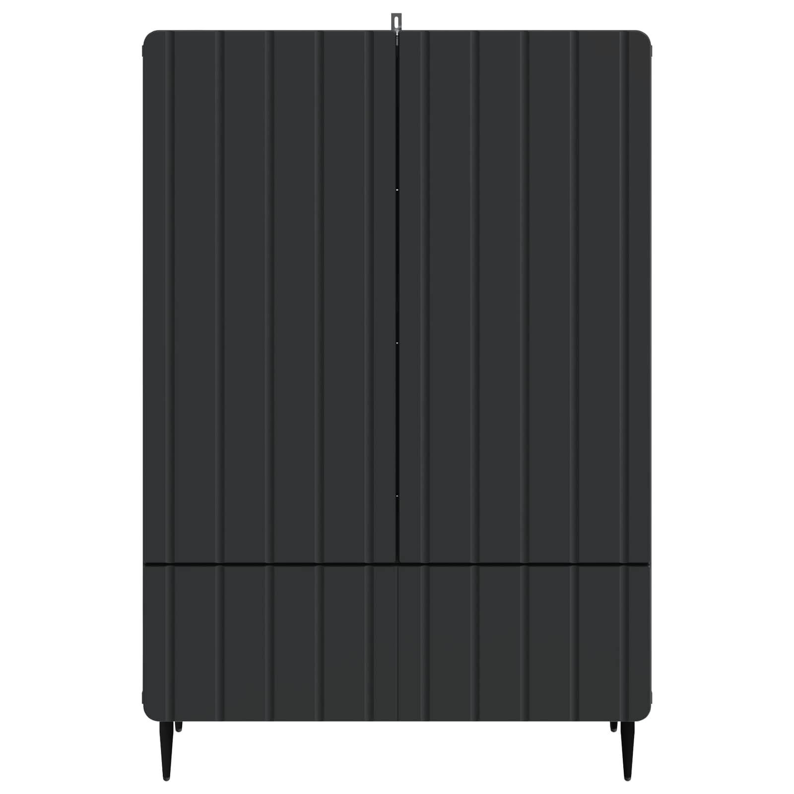 Buffet avec tiroir Noir 66 x 34,5 x 97 cm Bois d'ingénierie - XIOS