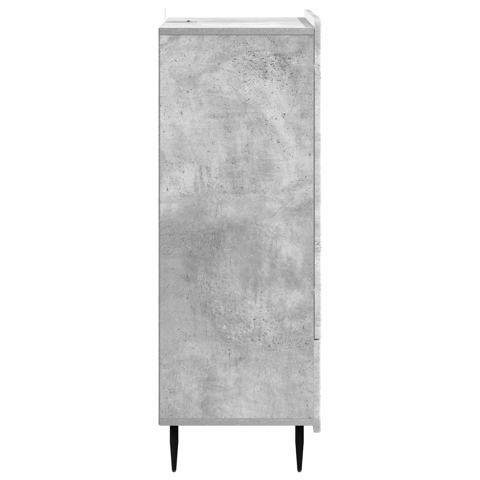 Buffet Gris béton 66 x 34,5 x 97 cm Bois d'ingénierie - XIOS