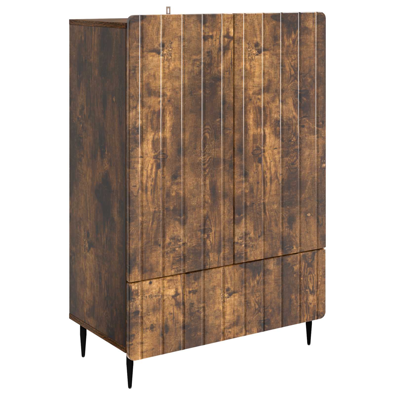 Buffet Chêne fumé 66 x 34,5 x 97 cm Bois d'ingénierie - XIOS