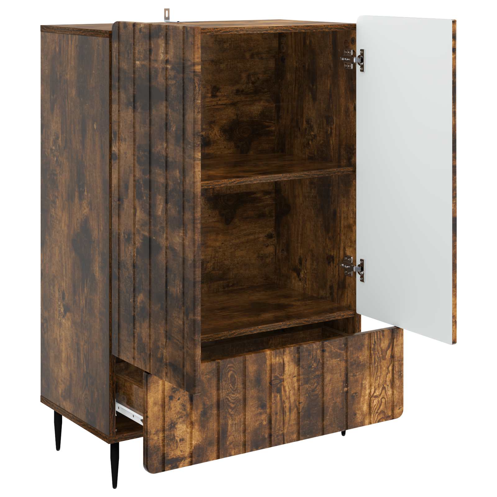 Buffet Chêne fumé 66 x 34,5 x 97 cm Bois d'ingénierie - XIOS