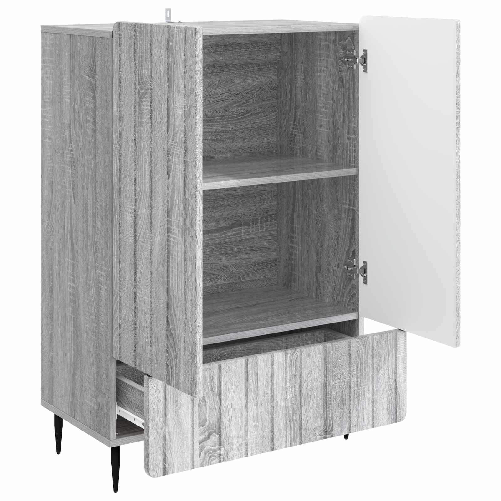 Buffet Sonoma gris 66 x 34,5 x 97 cm Bois d'ingénierie - XIOS