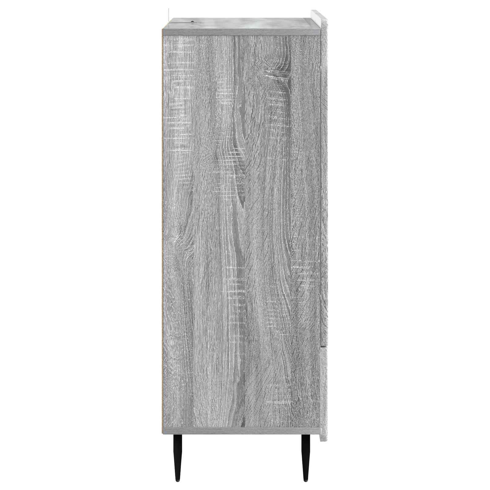 Buffet Sonoma gris 66 x 34,5 x 97 cm Bois d'ingénierie - XIOS