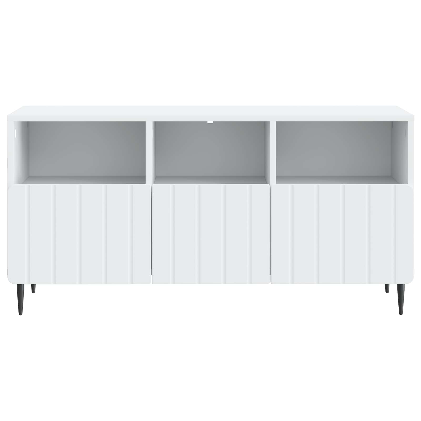 Meuble TV Blanc 102 x 34,5 x 50 cm Bois d'ingénierie - XIOS