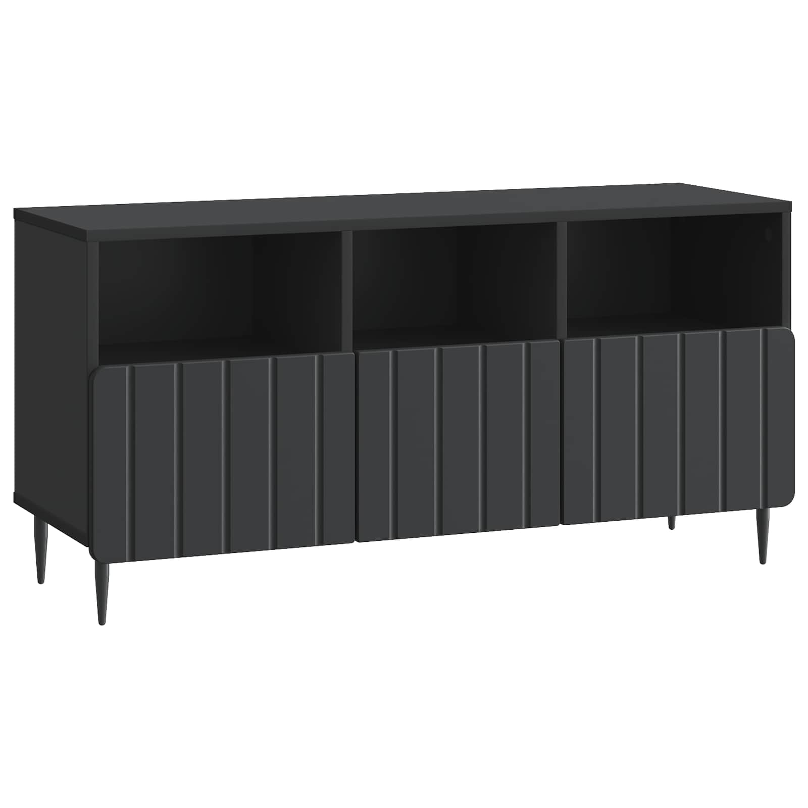 Meuble TV avec tiroir Noir 102 x 34,5 x 50 cm Bois d'ingénierie - XIOS