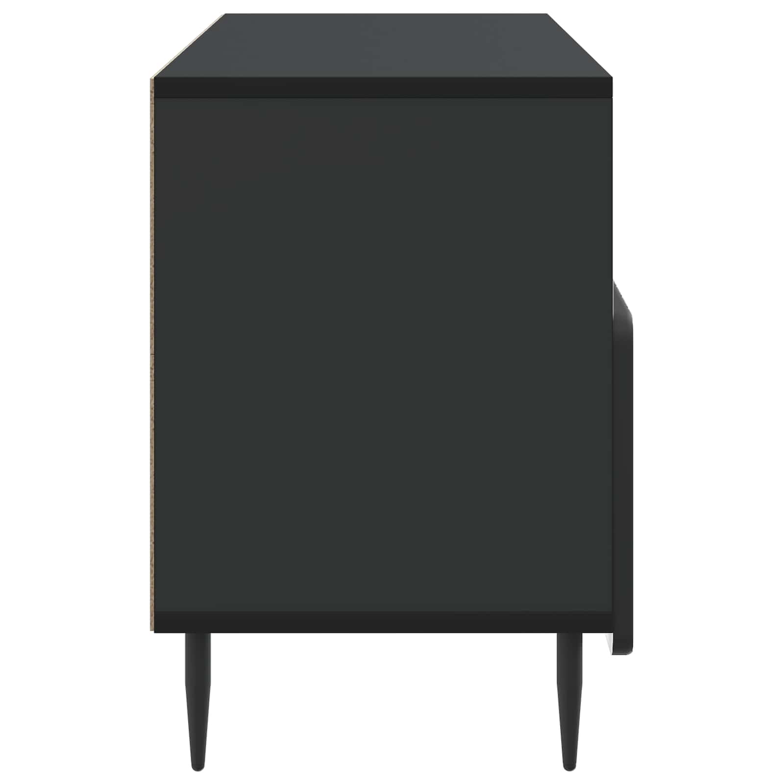 Meuble TV avec tiroir Noir 102 x 34,5 x 50 cm Bois d'ingénierie - XIOS