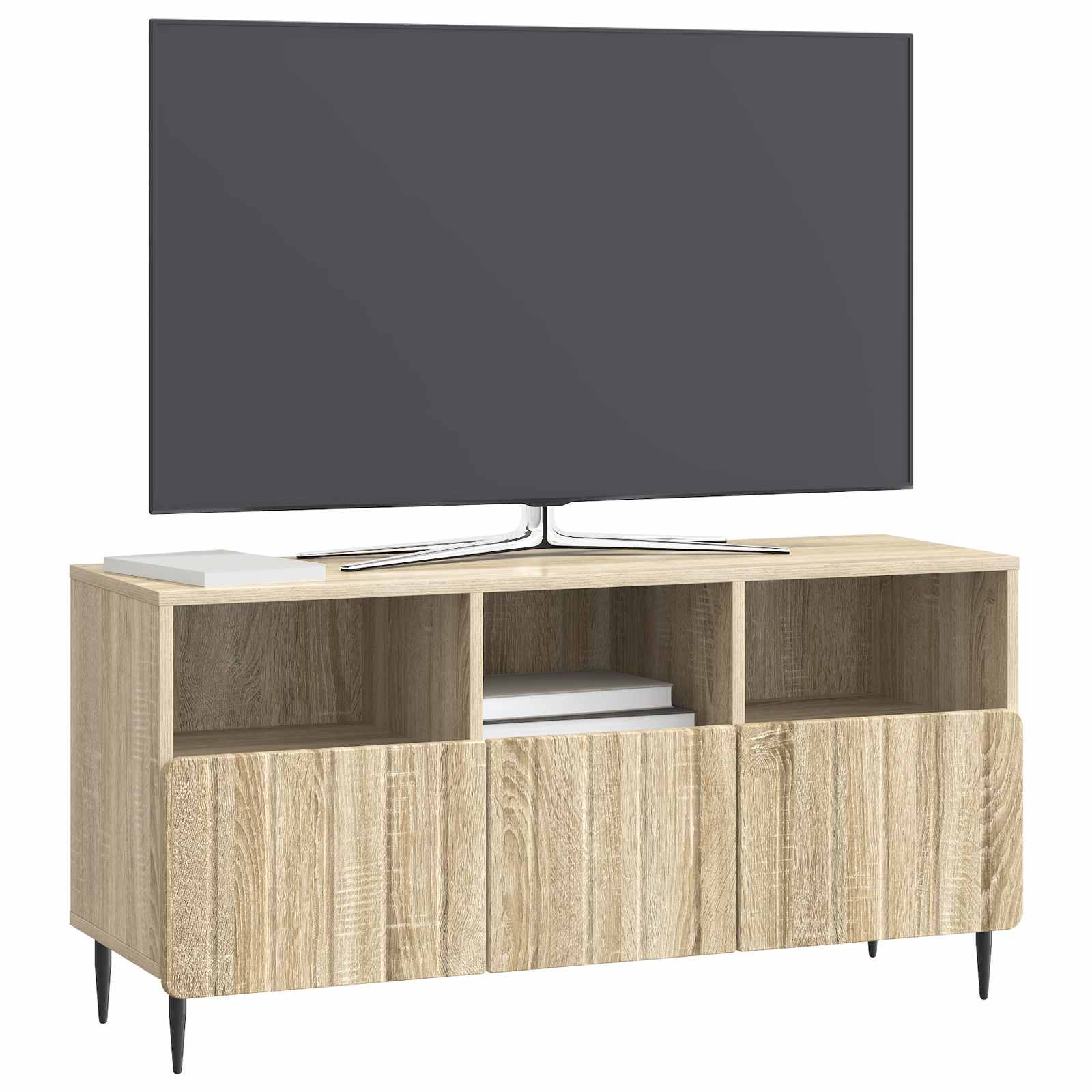 Meuble TV Chêne Sonoma 102 x 34,5 x 50 cm Bois d'ingénierie - XIOS