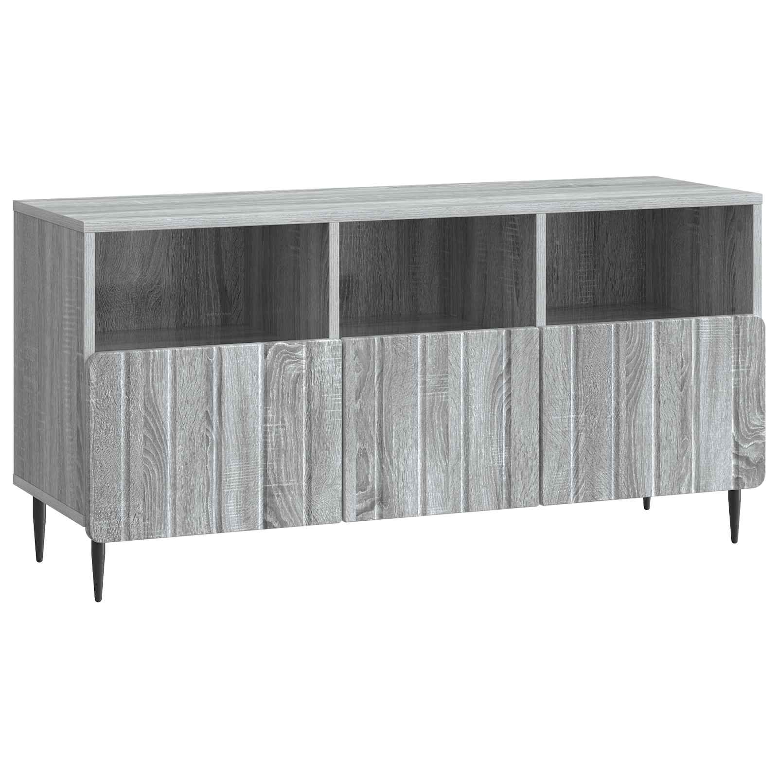 Meuble TV Sonoma gris 102 x 34,5 x 50 cm Bois d'ingénierie - XIOS