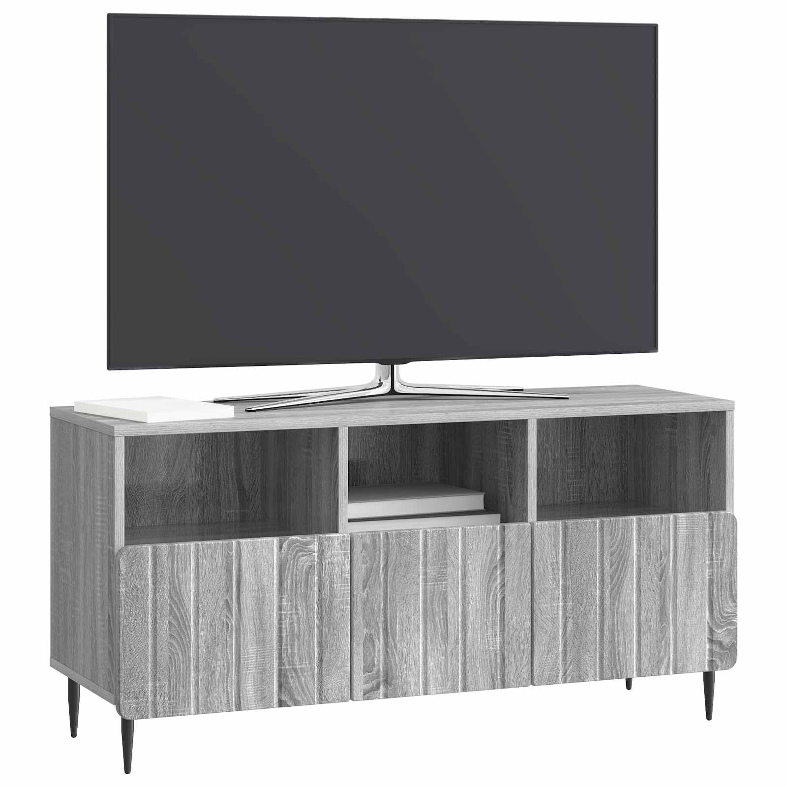 Meuble TV Sonoma gris 102 x 34,5 x 50 cm Bois d'ingénierie - XIOS