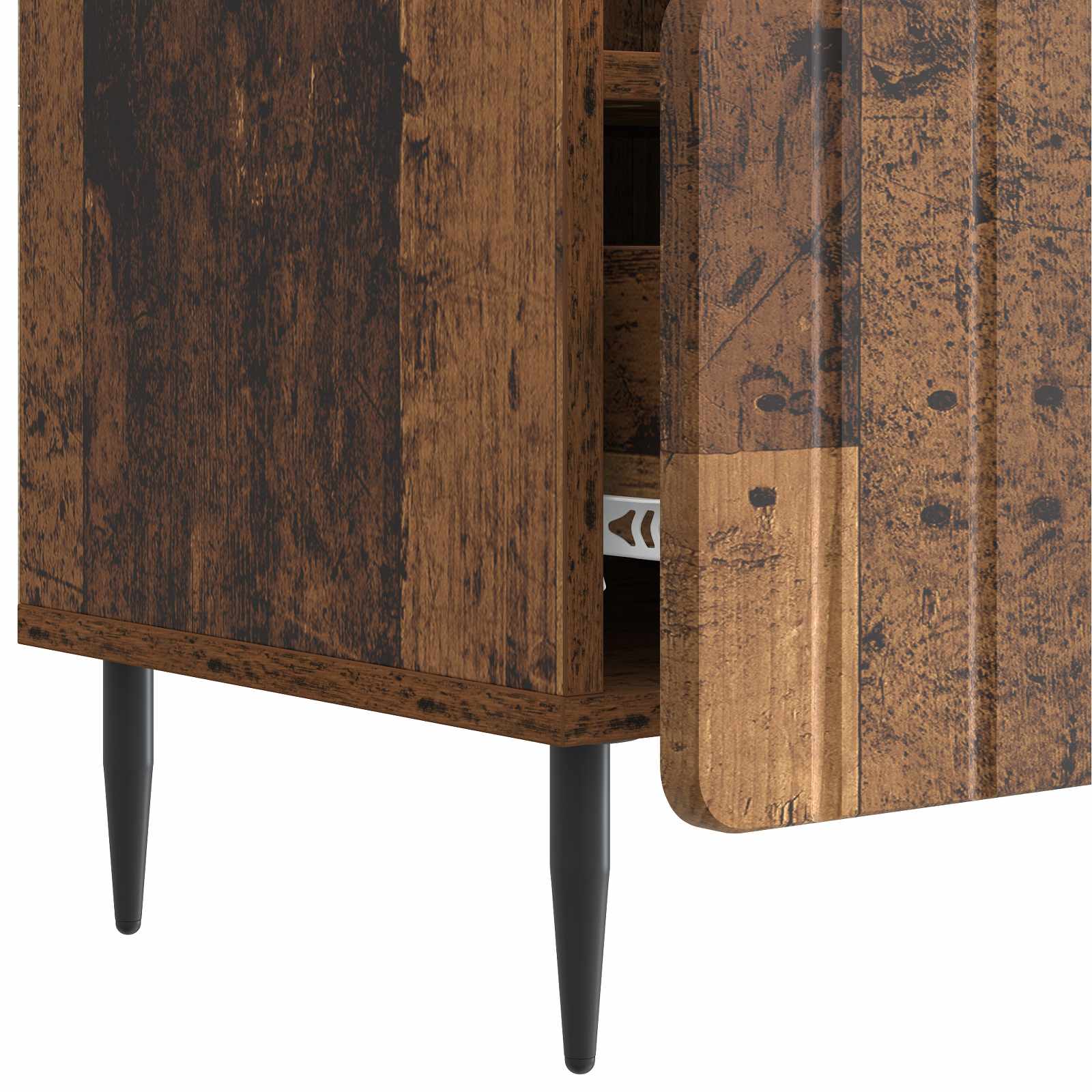 Meuble TV Bois ancien 102 x 34,5 x 50 cm Bois d'ingénierie - XIOS