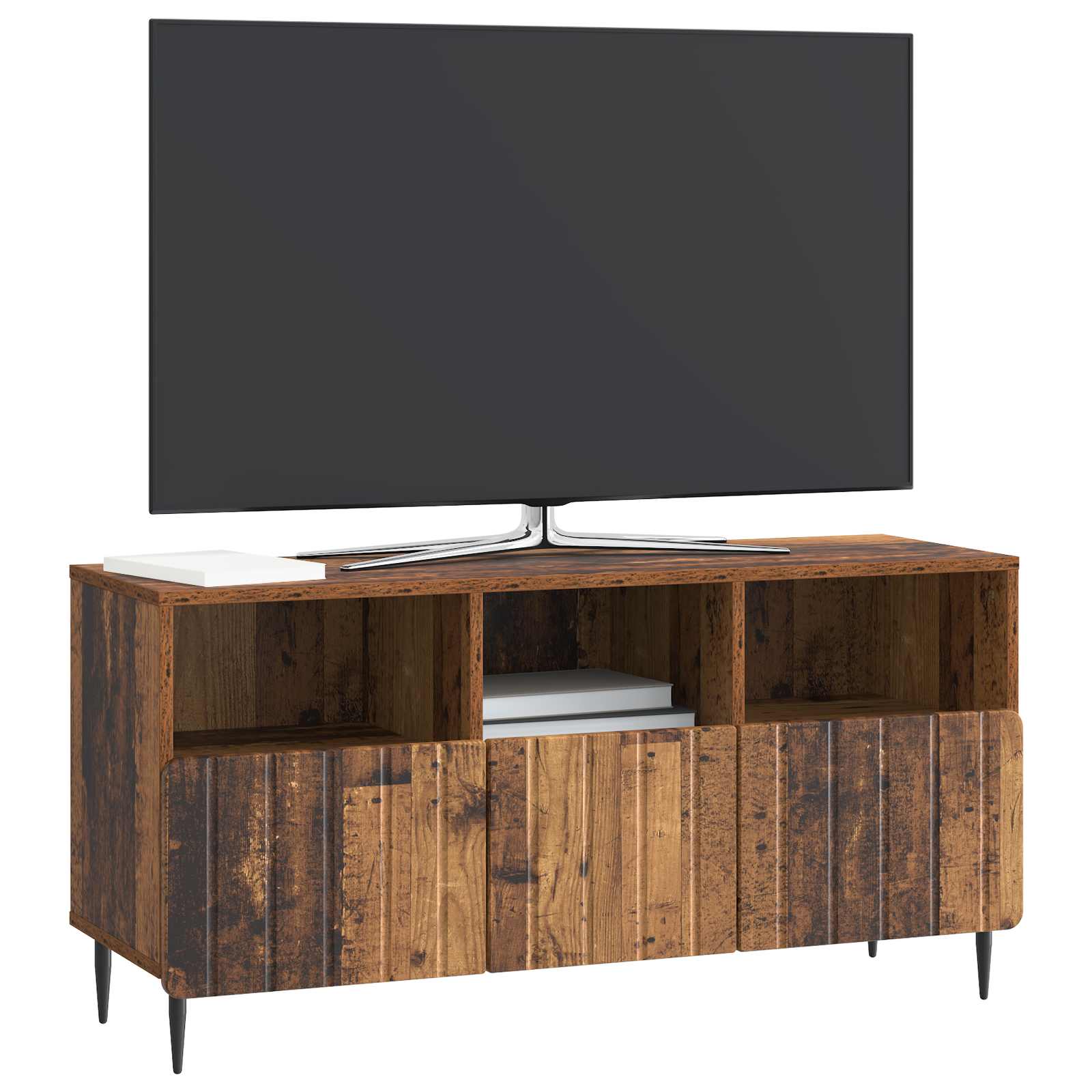 Meuble TV Bois ancien 102 x 34,5 x 50 cm Bois d'ingénierie - XIOS