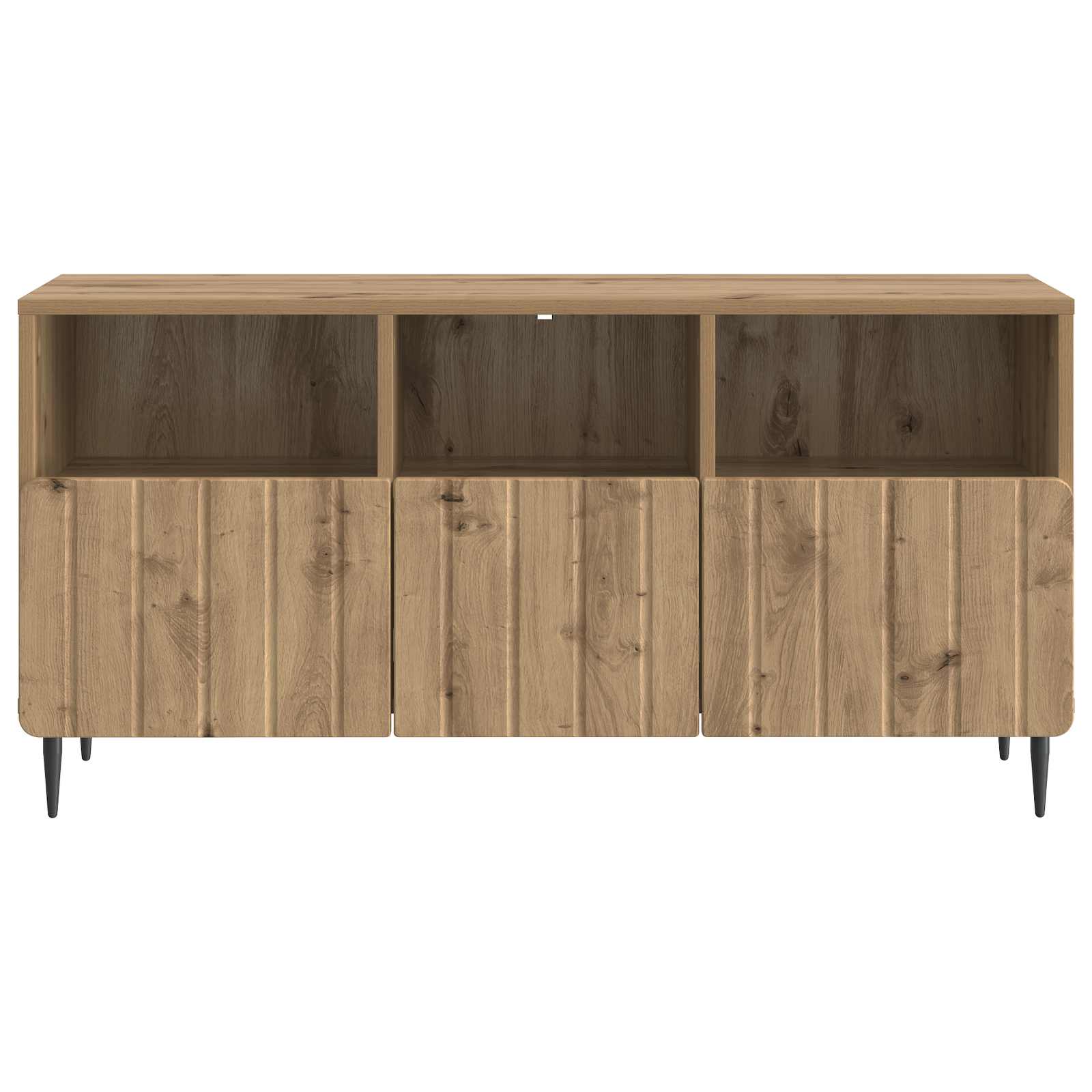 Meuble TV Chêne artisanal 102 x 34,5 x 50 cm Bois d'ingénierie - XIOS