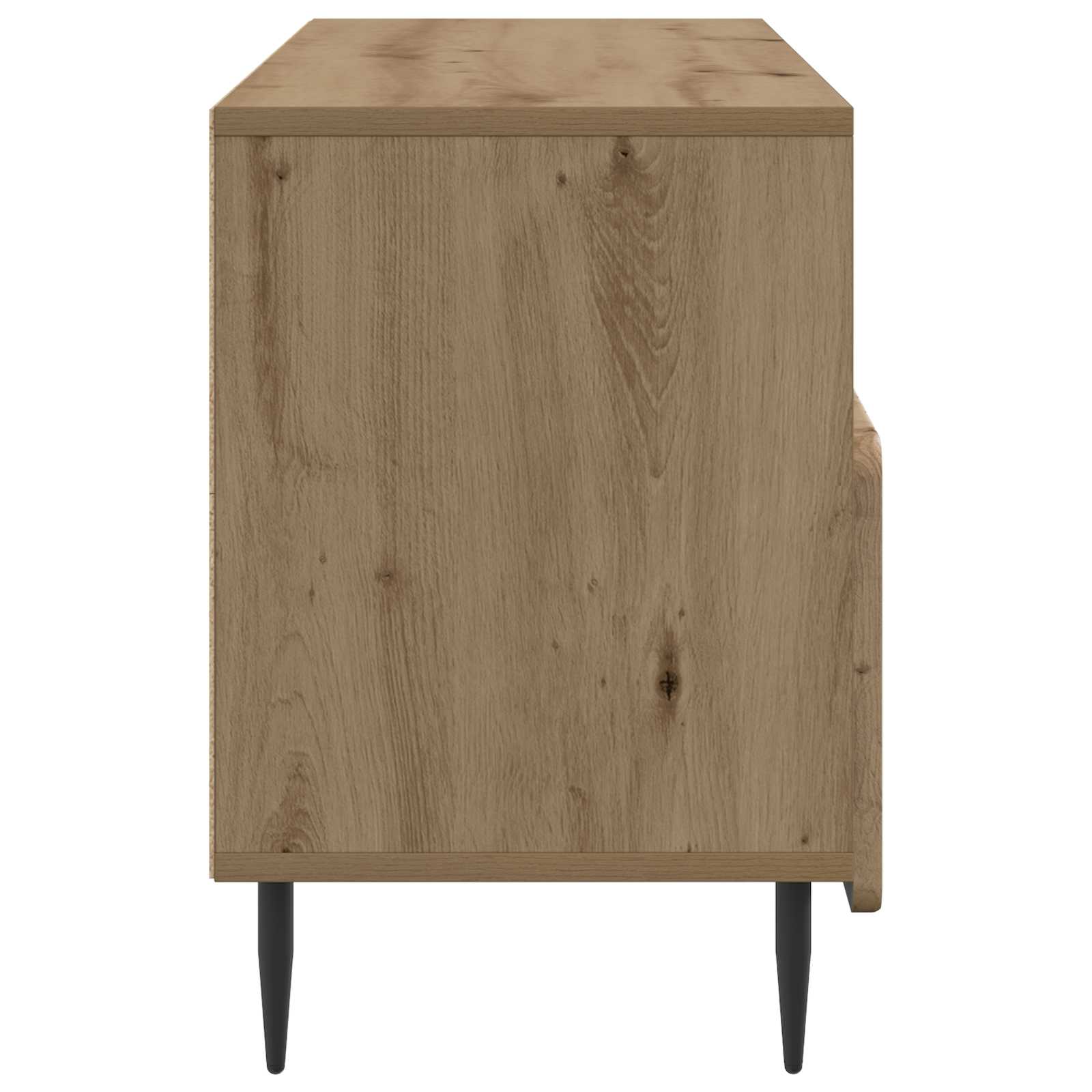Meuble TV Chêne artisanal 102 x 34,5 x 50 cm Bois d'ingénierie - XIOS