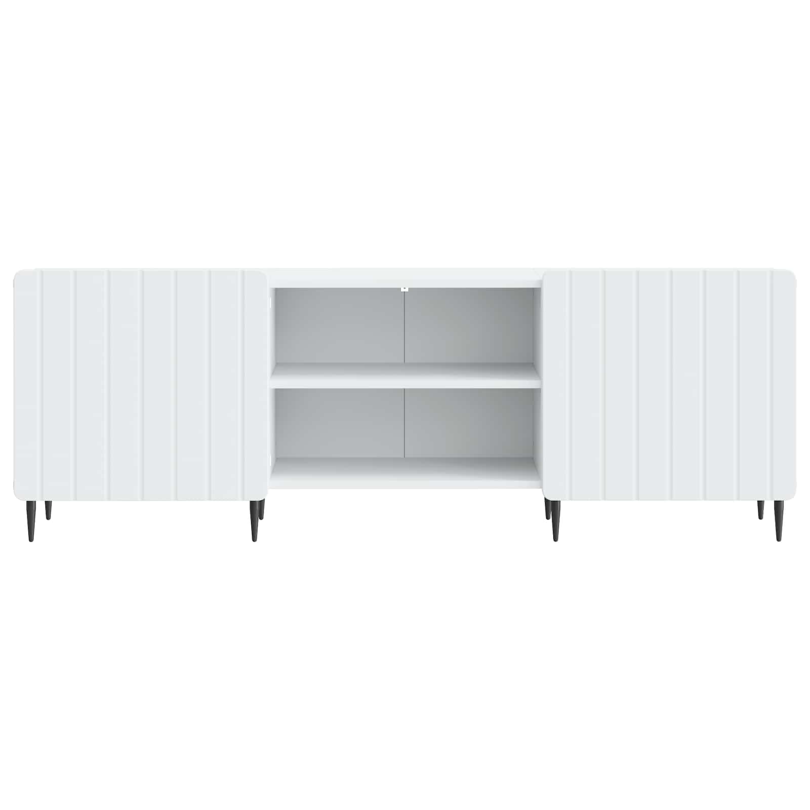 Meuble TV Blanc 150 x 31 x 52 cm Bois d'ingénierie - XIOS