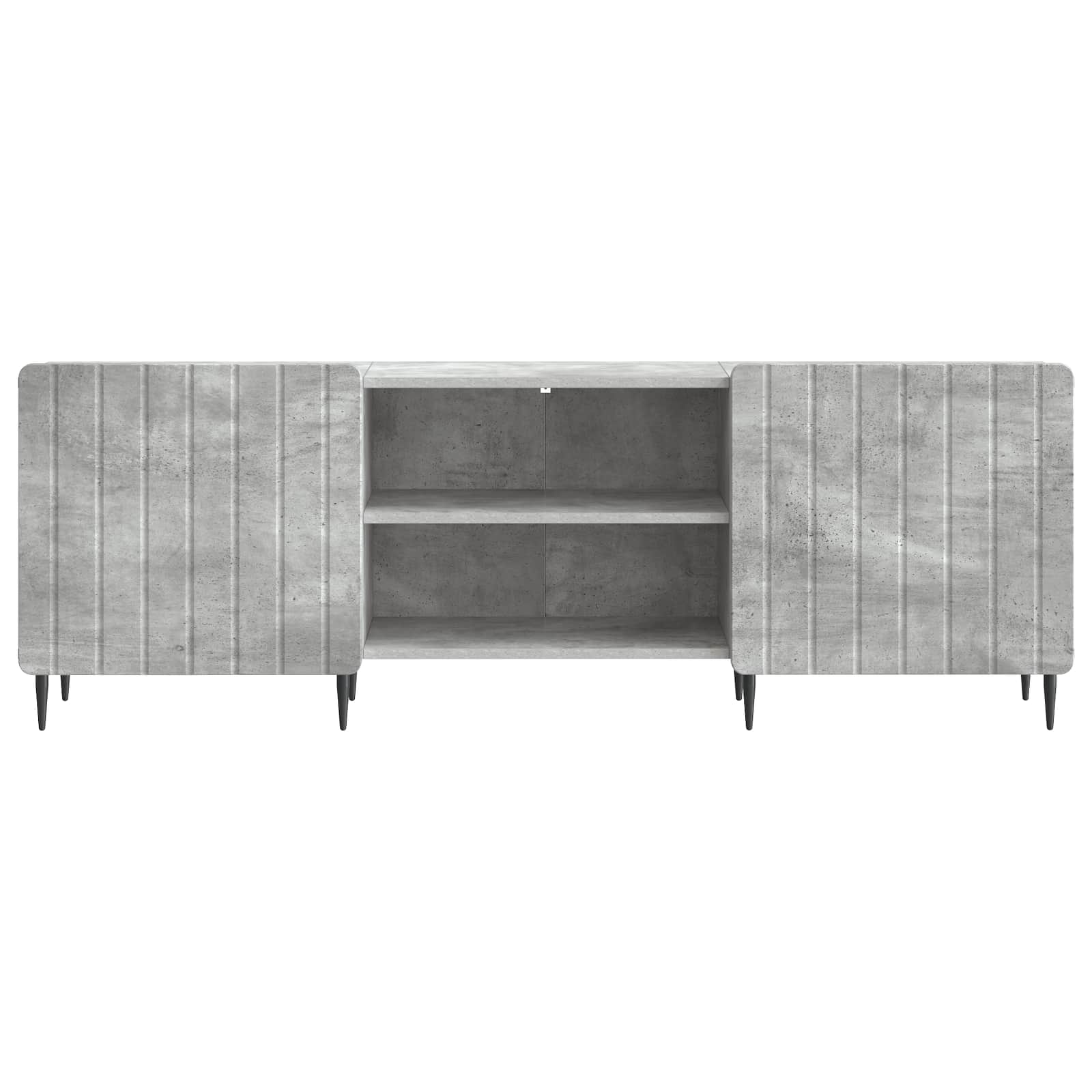 Meuble TV Gris béton 150 x 31 x 52 cm Bois d'ingénierie - XIOS