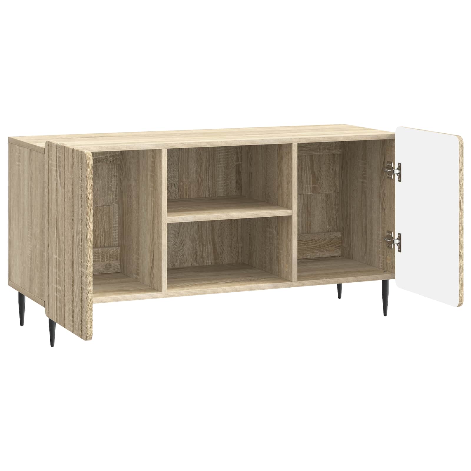 Meuble TV Chêne Sonoma 102 x 34,5 x 52 cm Bois d'ingénierie - XIOS