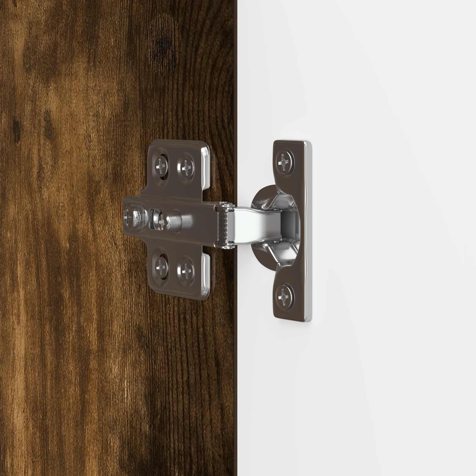 Meuble TV Chêne fumé 102 x 34,5 x 52 cm Bois d'ingénierie - XIOS