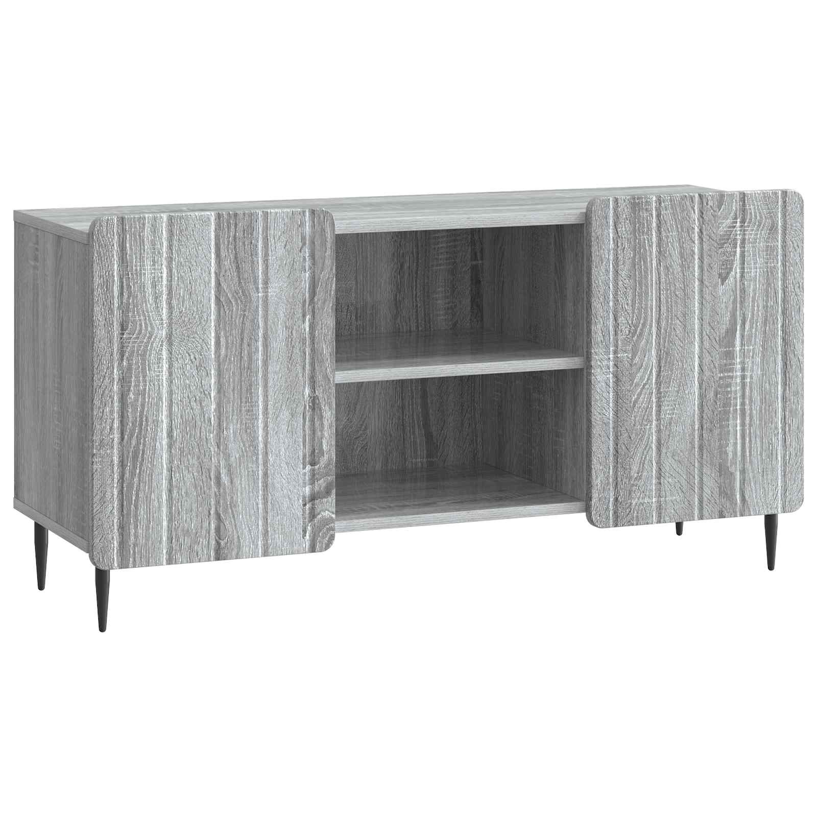 Meuble TV Sonoma gris 102 x 34,5 x 52 cm Bois d'ingénierie - XIOS