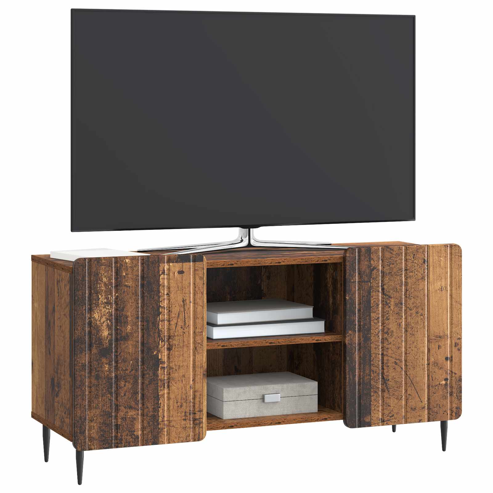 Meuble TV Bois ancien 102 x 34,5 x 52 cm Bois d'ingénierie - XIOS