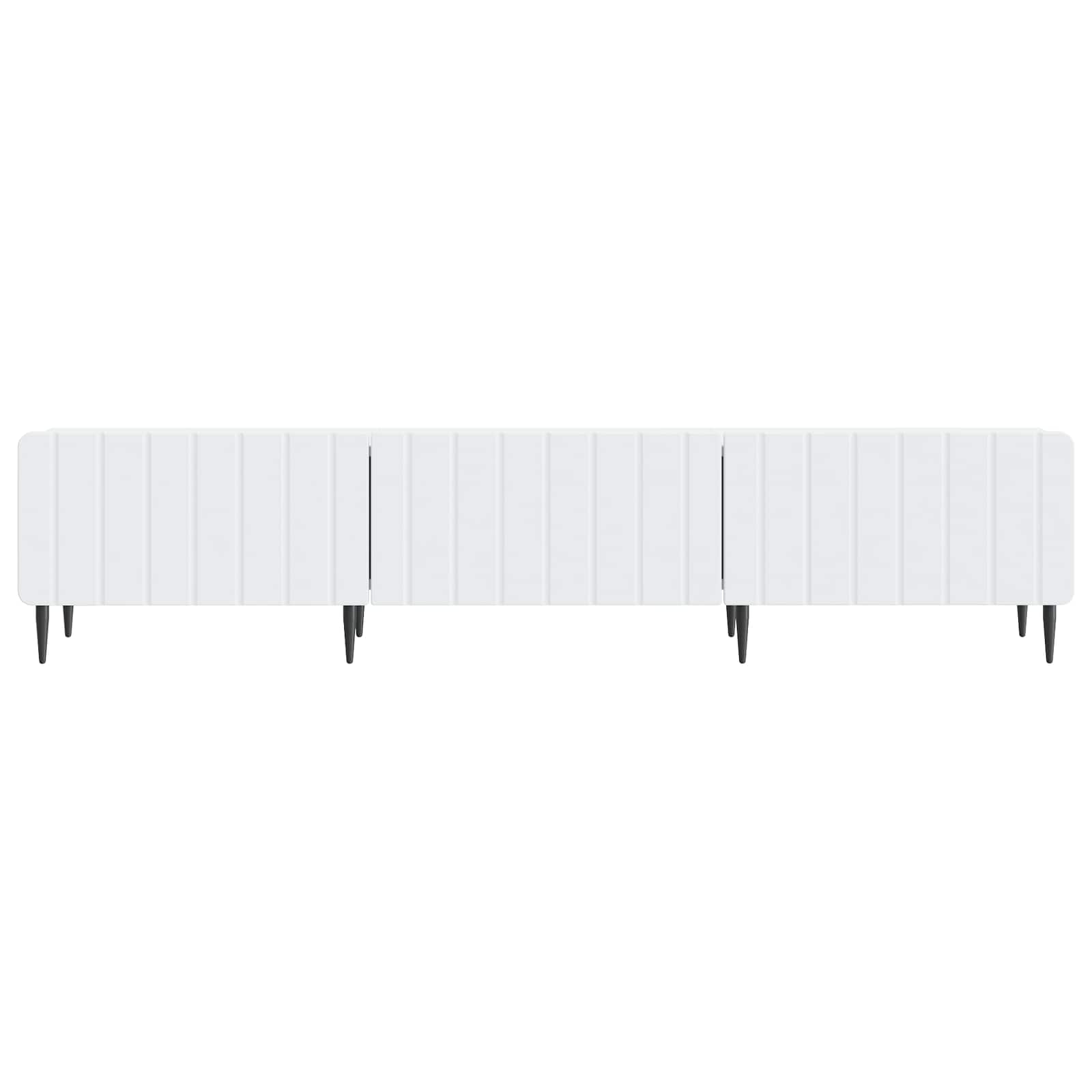 Meuble TV Blanc 147 x 34,5 x 32 cm Bois d'ingénierie - XIOS