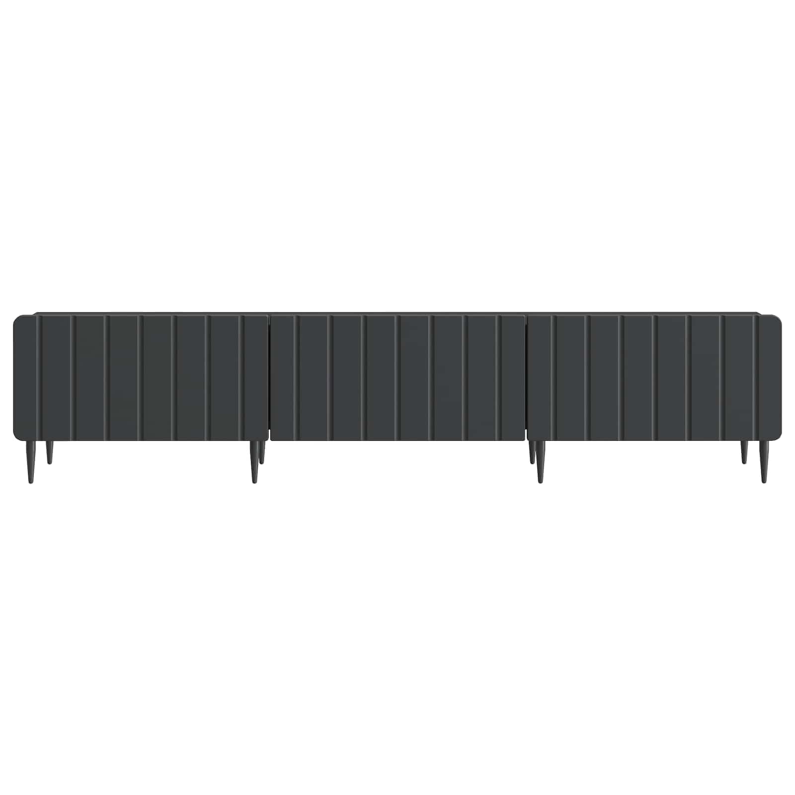 Meuble TV avec tiroir Noir 147 x 34,5 x 32 cm Bois d'ingénierie - XIOS
