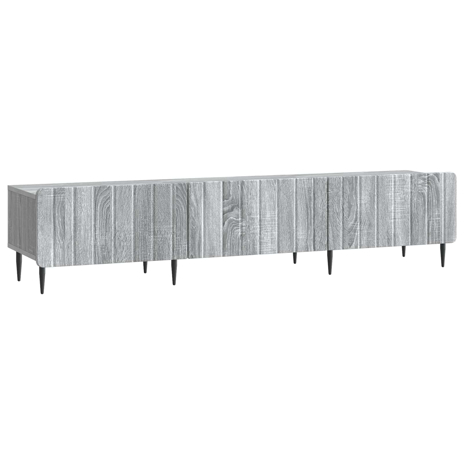 Meuble TV Sonoma gris 147 x 34,5 x 32 cm Bois d'ingénierie - XIOS