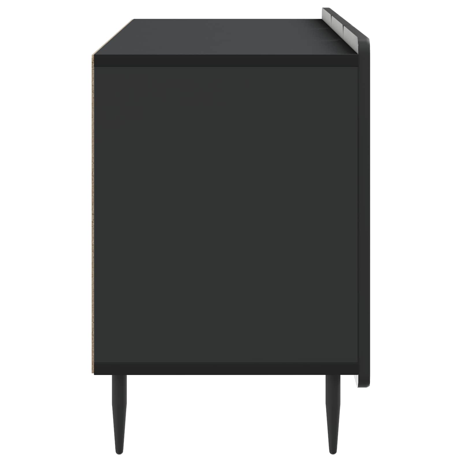 Meuble TV Noir 99 x 34,5 x 52 cm Bois d'ingénierie - XIOS