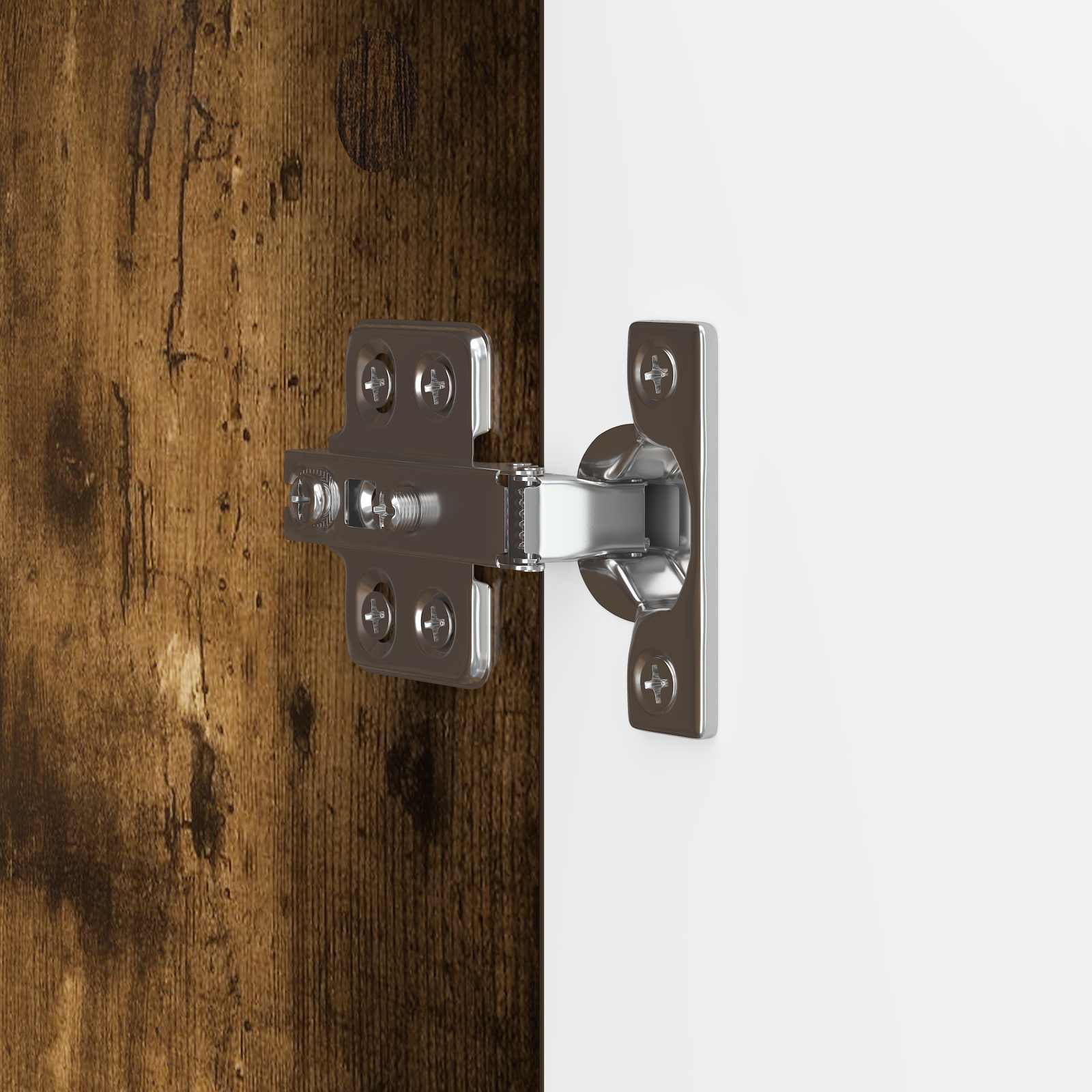 Meuble TV Chêne fumé 99 x 34,5 x 52 cm Bois d'ingénierie - XIOS