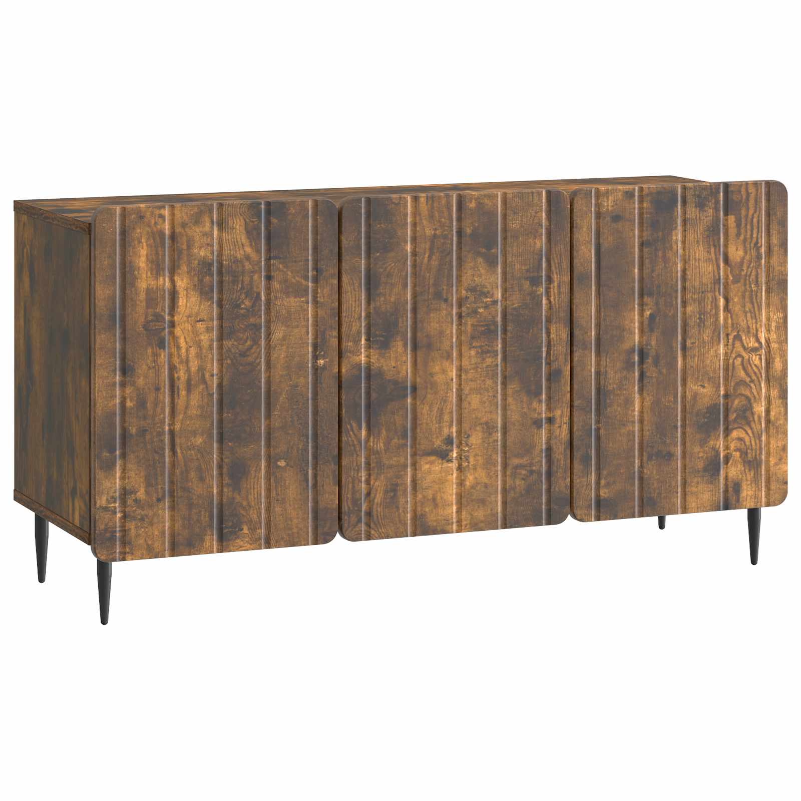 Meuble TV Chêne fumé 99 x 34,5 x 52 cm Bois d'ingénierie - XIOS