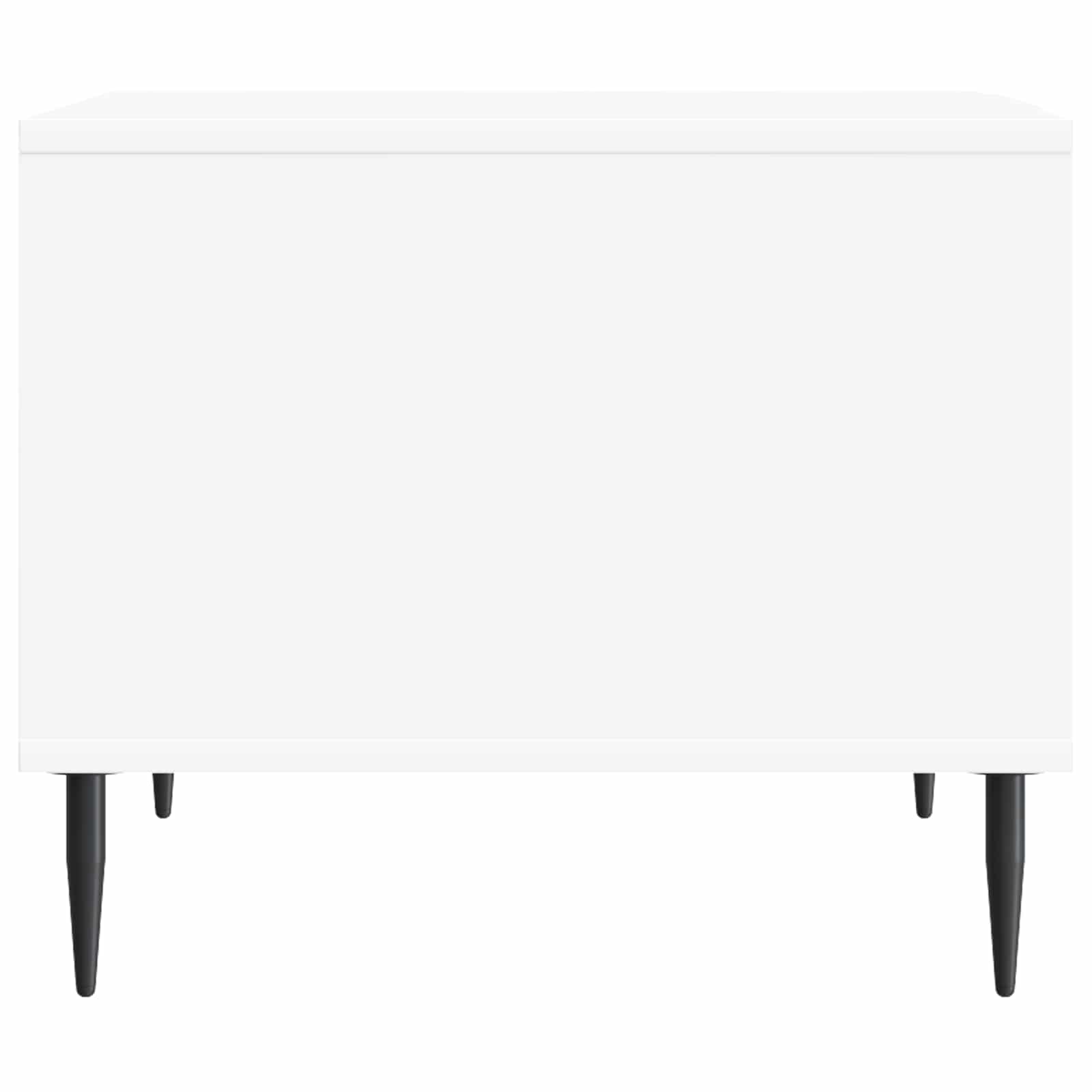 Table basse Blanc 90 x 50 x 40 cm Bois d'ingénierie - XIOS