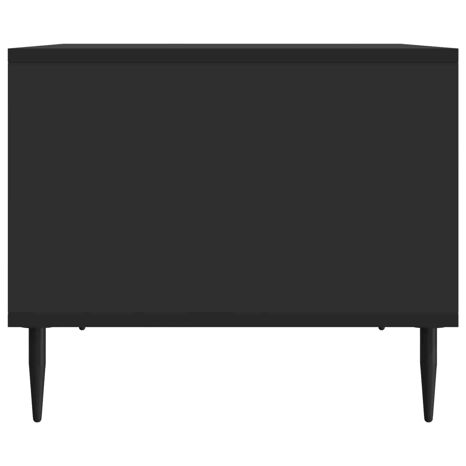 Table basse Noir 90 x 50 x 40 cm Bois d'ingénierie - XIOS