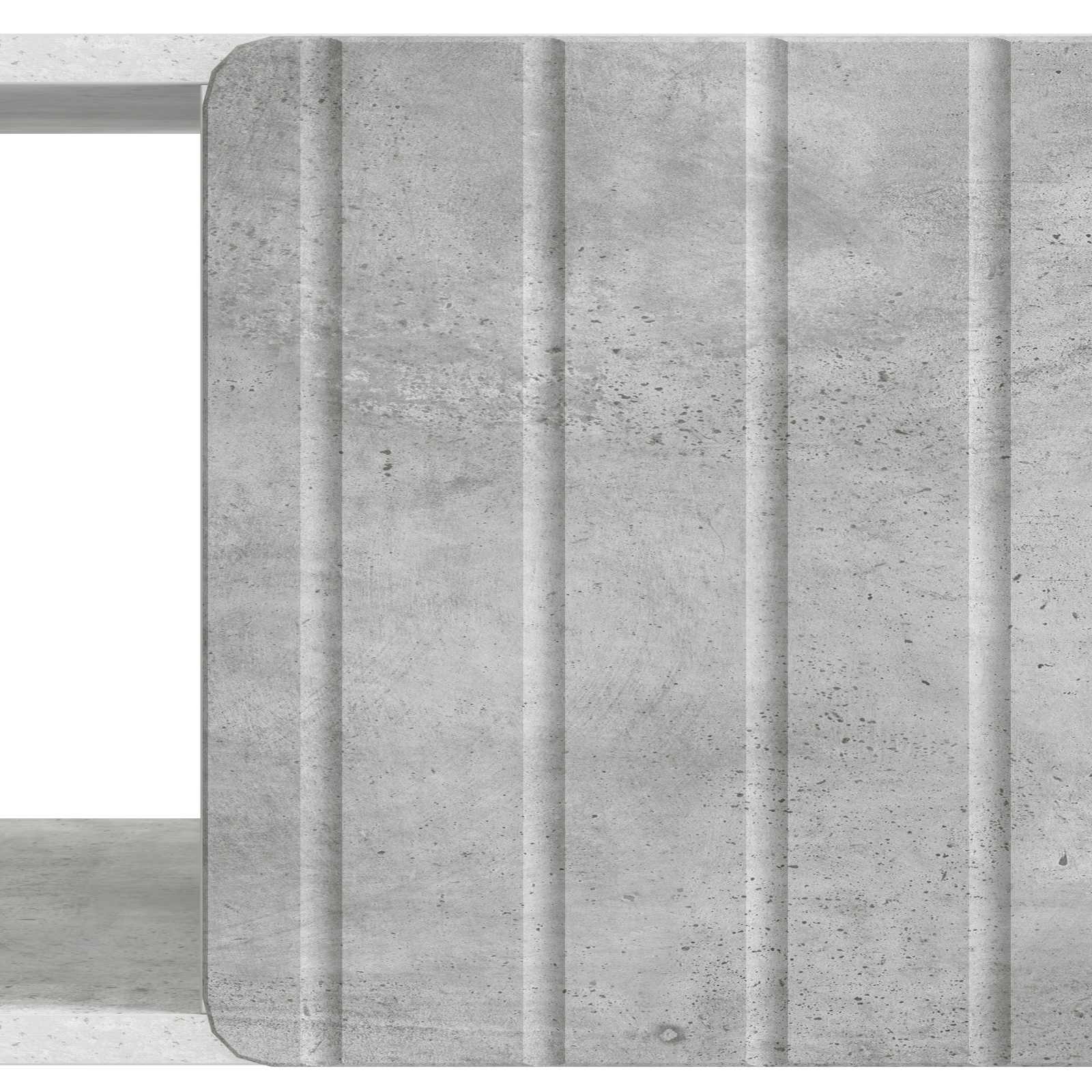 Table basse Gris béton 90 x 50 x 40 cm Bois d'ingénierie - XIOS