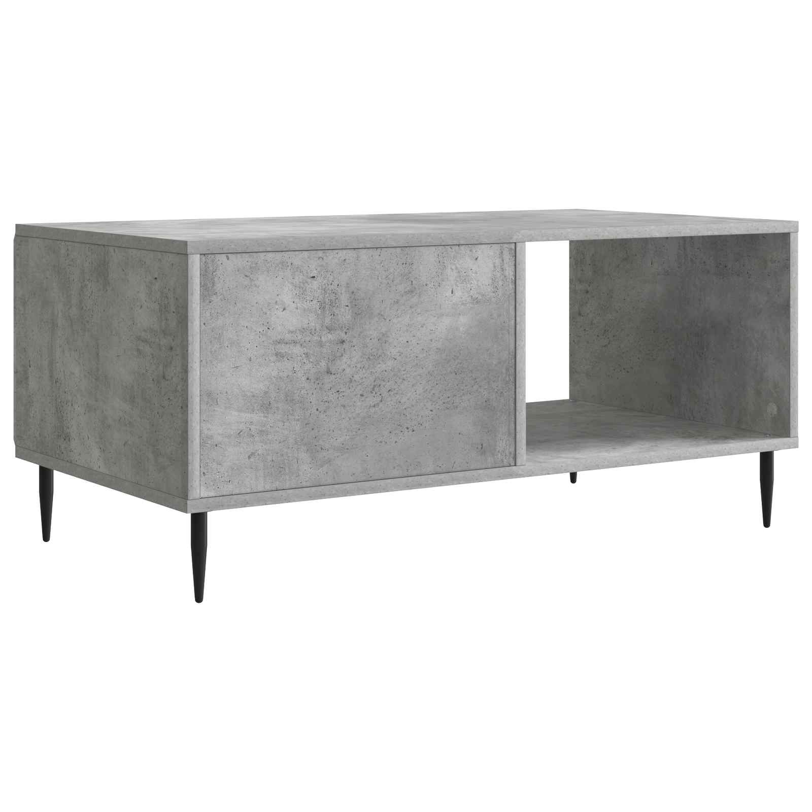 Table basse Gris béton 90 x 50 x 40 cm Bois d'ingénierie - XIOS