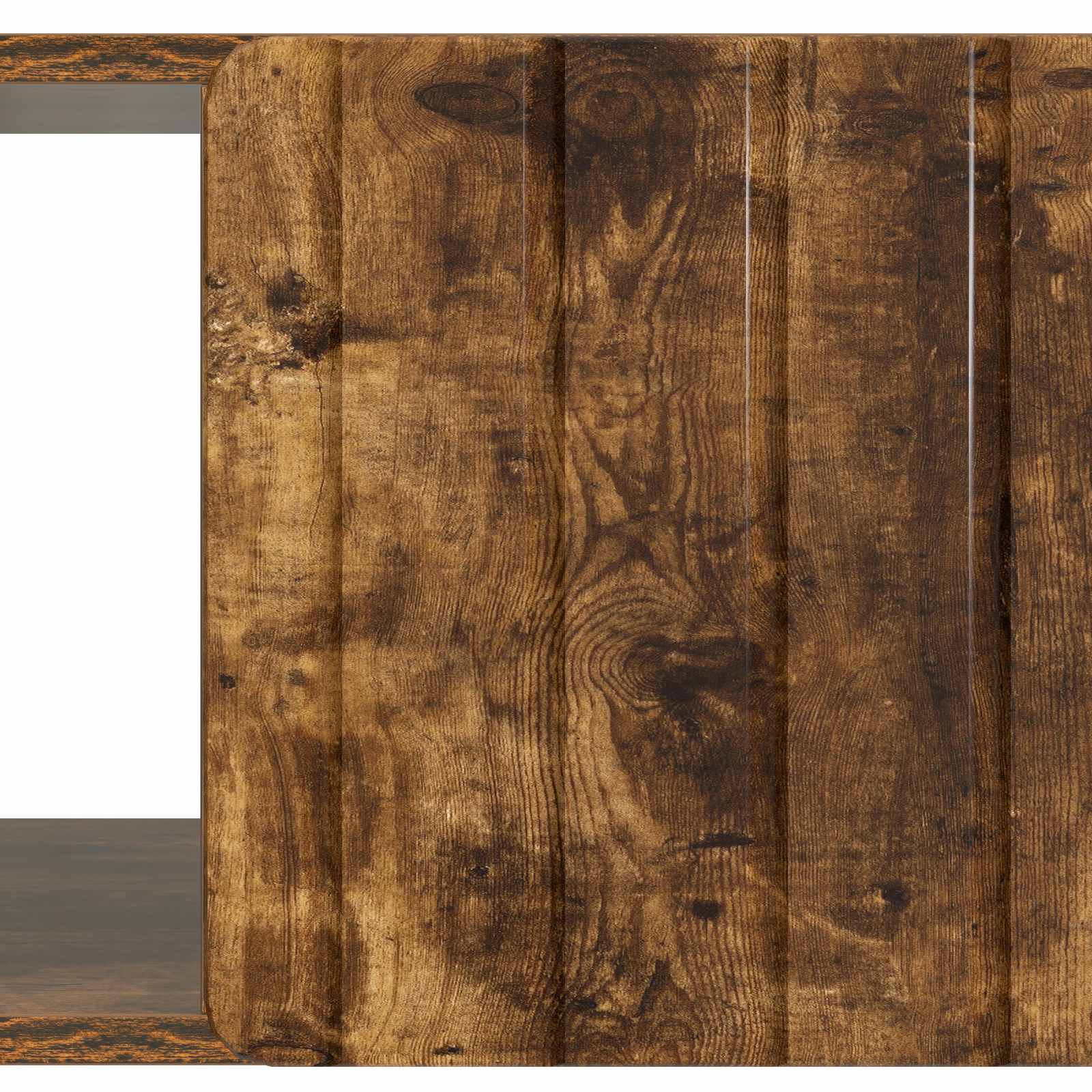 Table basse Chêne fumé 90 x 50 x 40 cm Bois d'ingénierie - XIOS