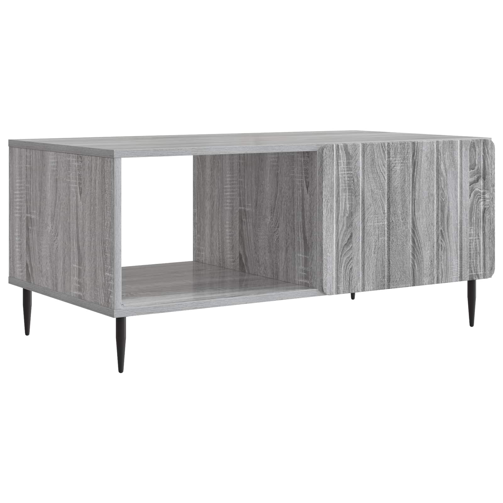 Table basse Sonoma gris 90 x 50 x 40 cm Bois d'ingénierie - XIOS