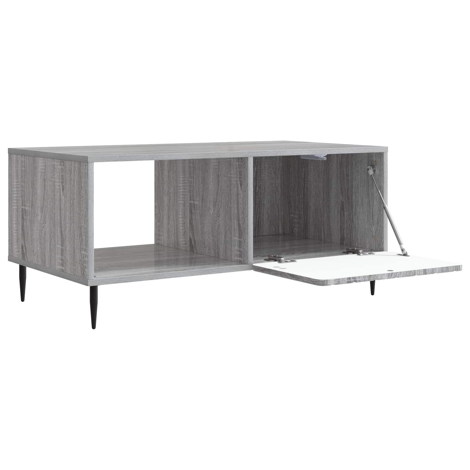 Table basse Sonoma gris 90 x 50 x 40 cm Bois d'ingénierie - XIOS