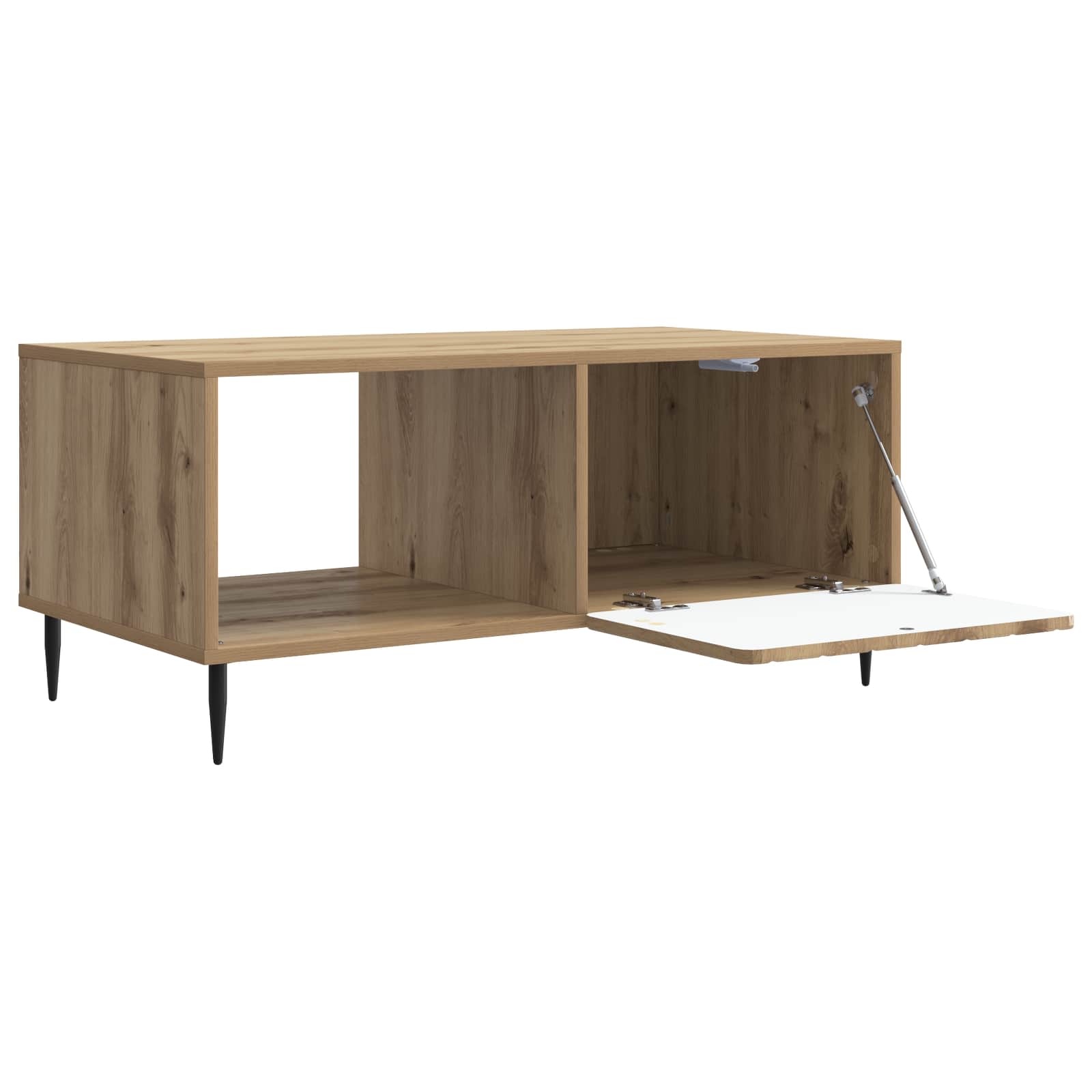 Table basse Chêne artisanal 90 x 50 x 40 cm Bois d'ingénierie - XIOS
