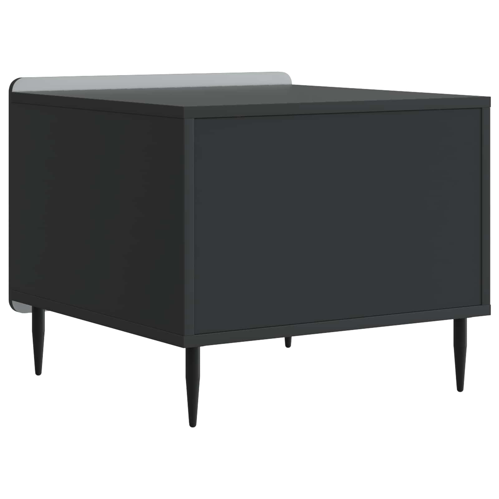 Table basse avec tiroir Noir 49 x 50 x 42 cm Bois d'ingénierie - XIOS