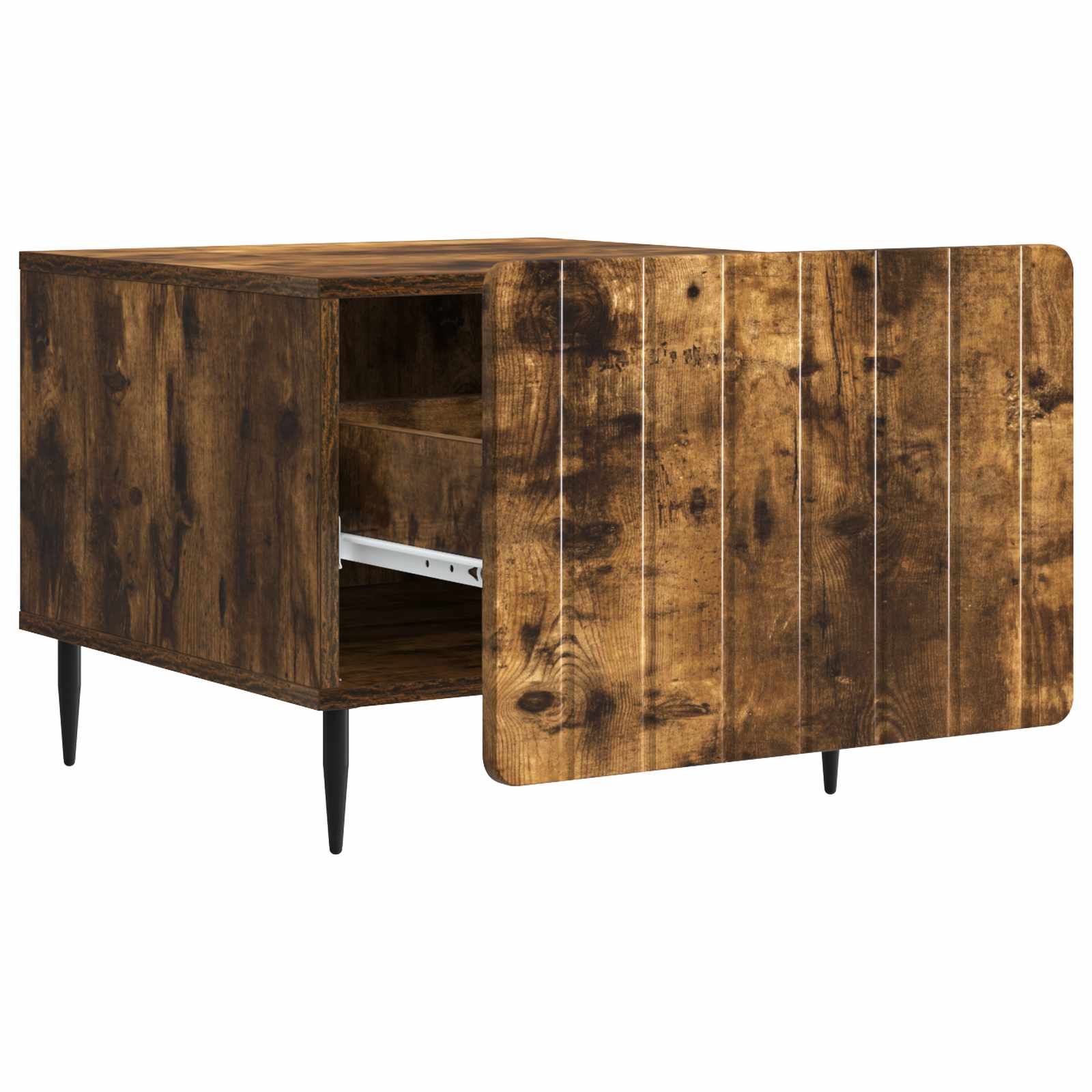 Table basse Chêne fumé 49 x 50 x 42 cm Bois d'ingénierie - XIOS