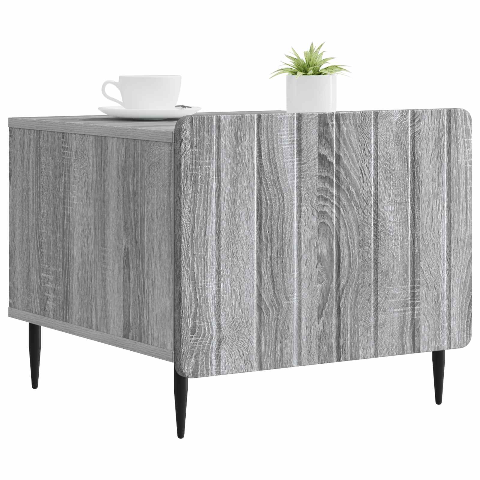 Table basse Sonoma gris 49 x 50 x 42 cm Bois d'ingénierie - XIOS