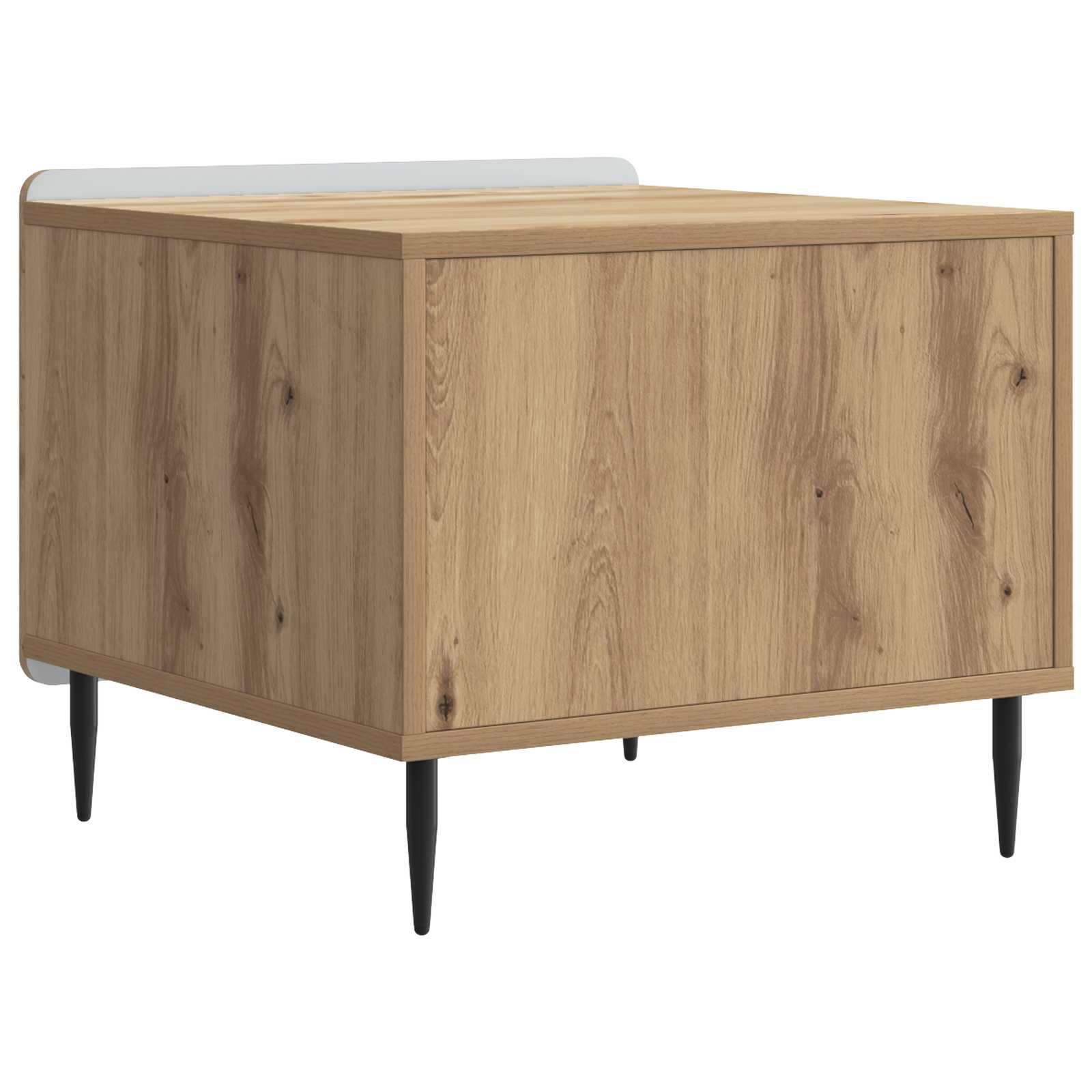 Table basse Chêne artisanal 49 x 50 x 42 cm Bois d'ingénierie - XIOS