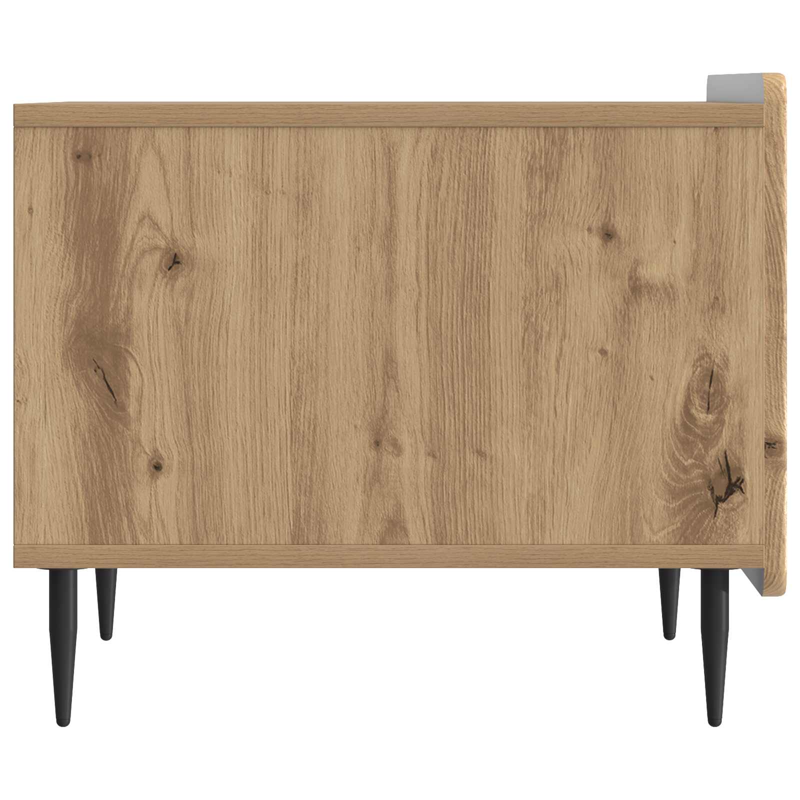 Table basse Chêne artisanal 49 x 50 x 42 cm Bois d'ingénierie - XIOS
