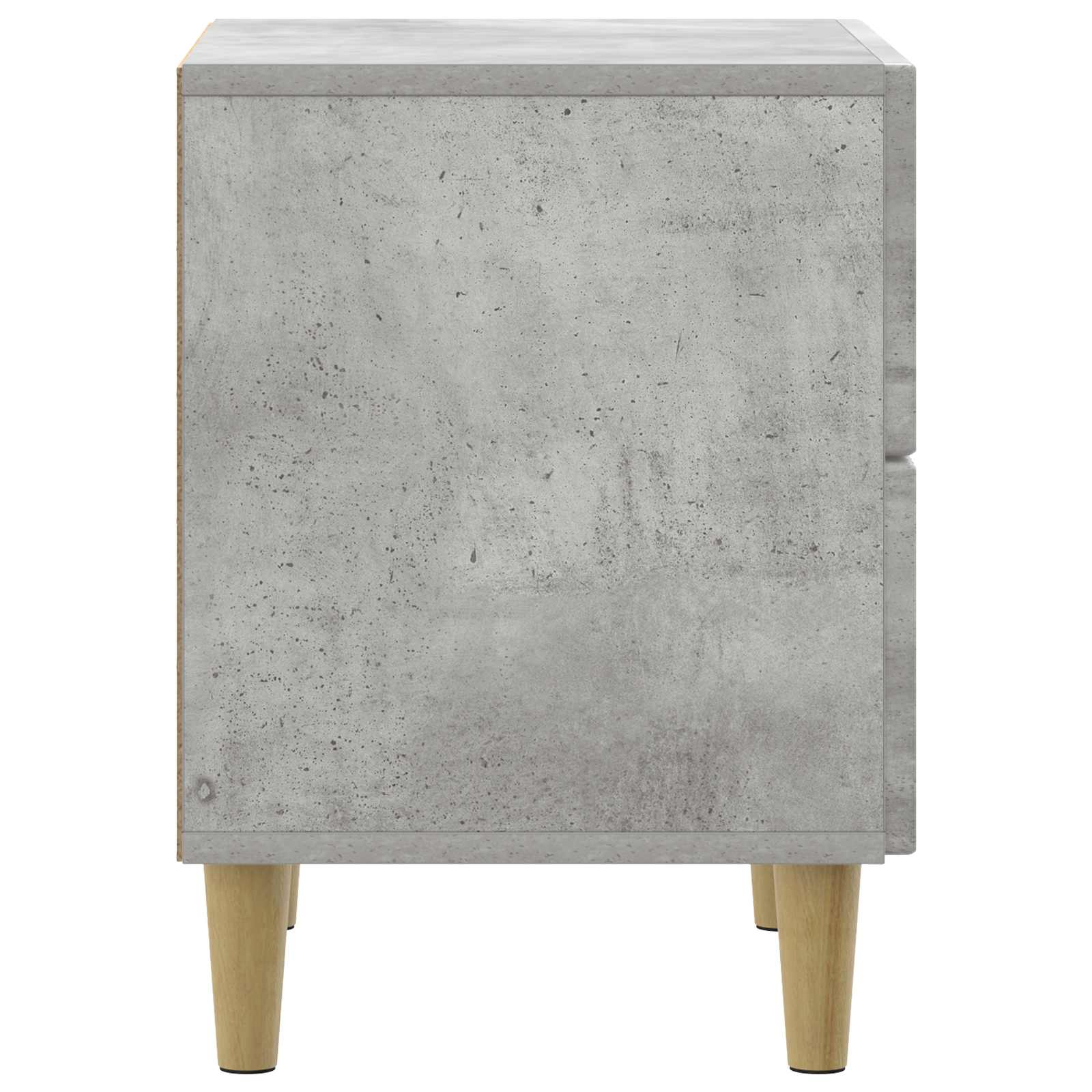 Cabinet de chevet 2 pcs Gris béton 43 x 34,5 x 48 cm - XIOS